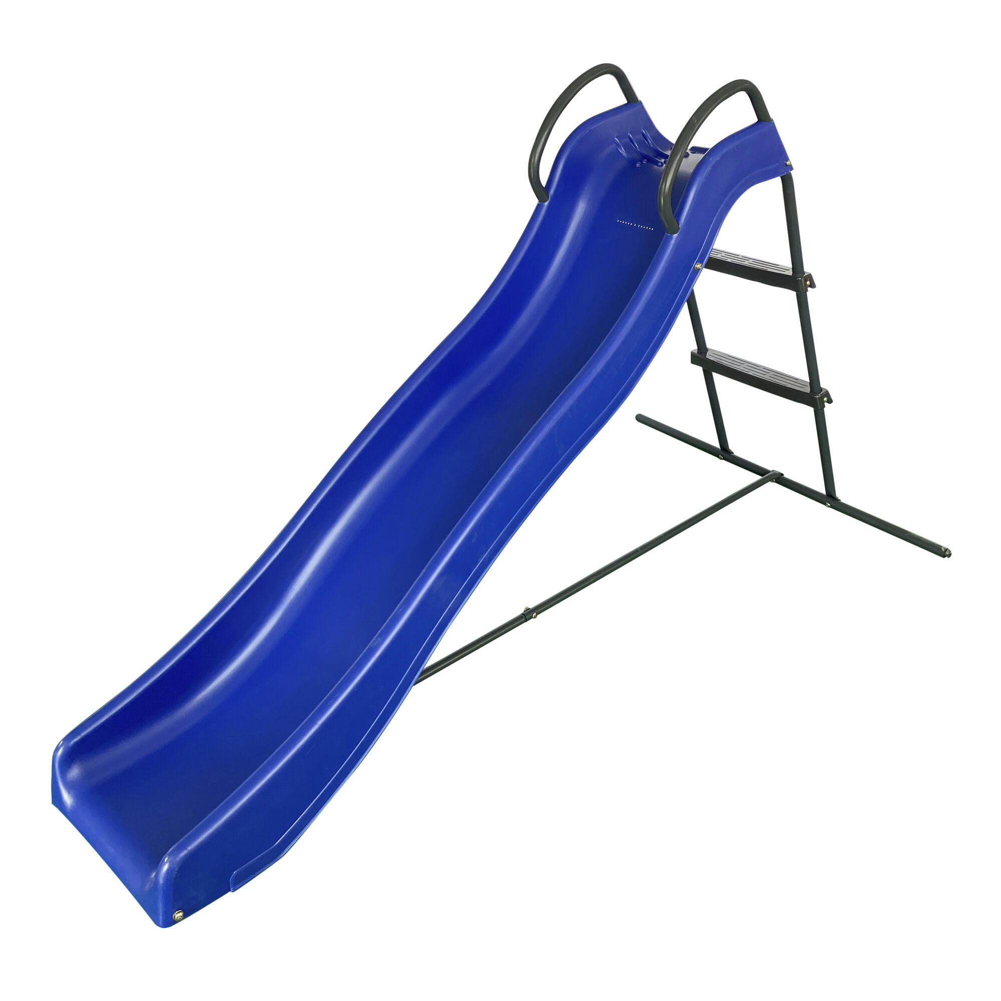 AXI Vrijstaande Glijbaan met wateraansluiting 180cm Blauw/antraciet-8717973931218 AXI Vrijstaande Glijbaan met wateraansluiting 180cm Blauw/antraciet