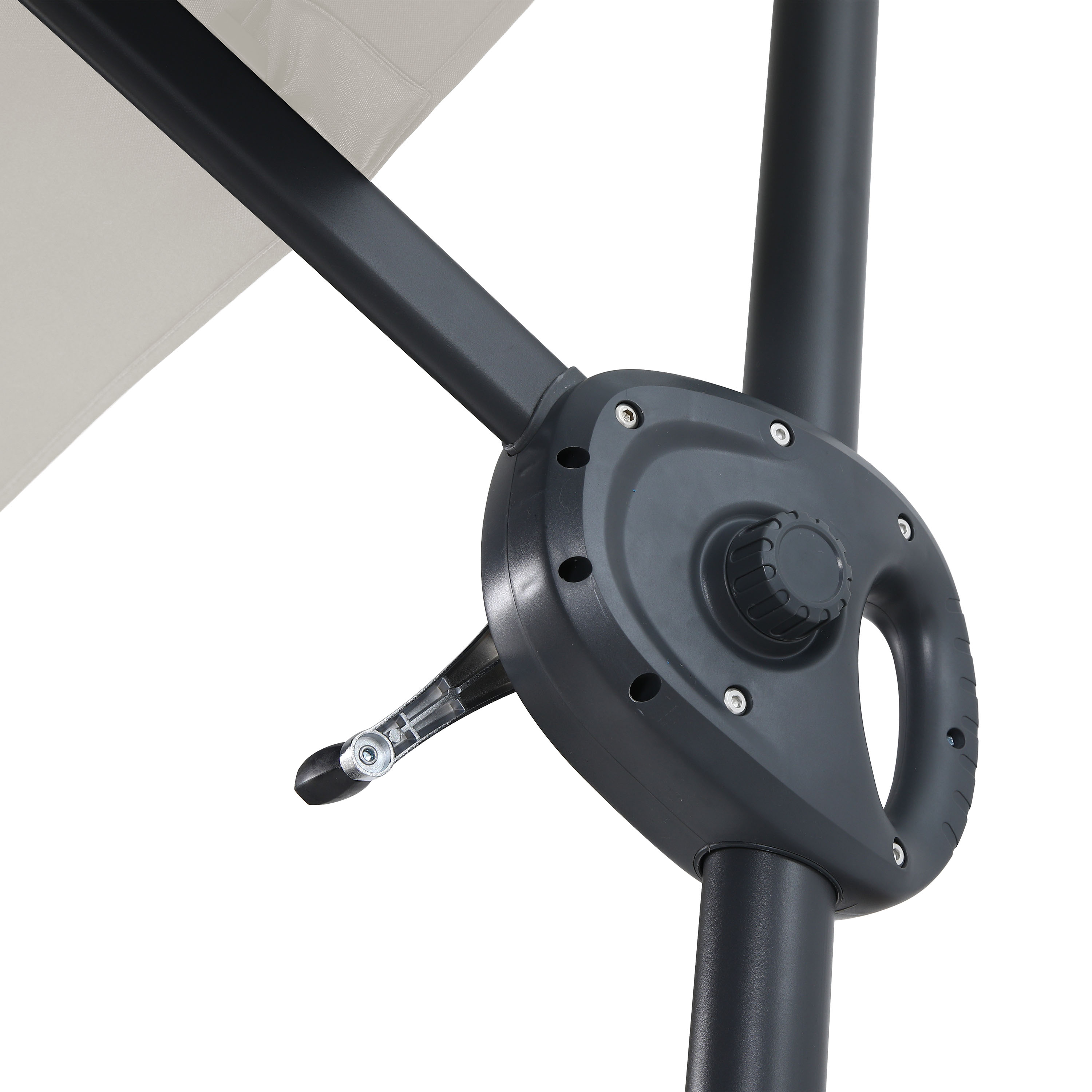 AXI Luma Cantilever Parasol 200x300 cm Anthracite/Beige