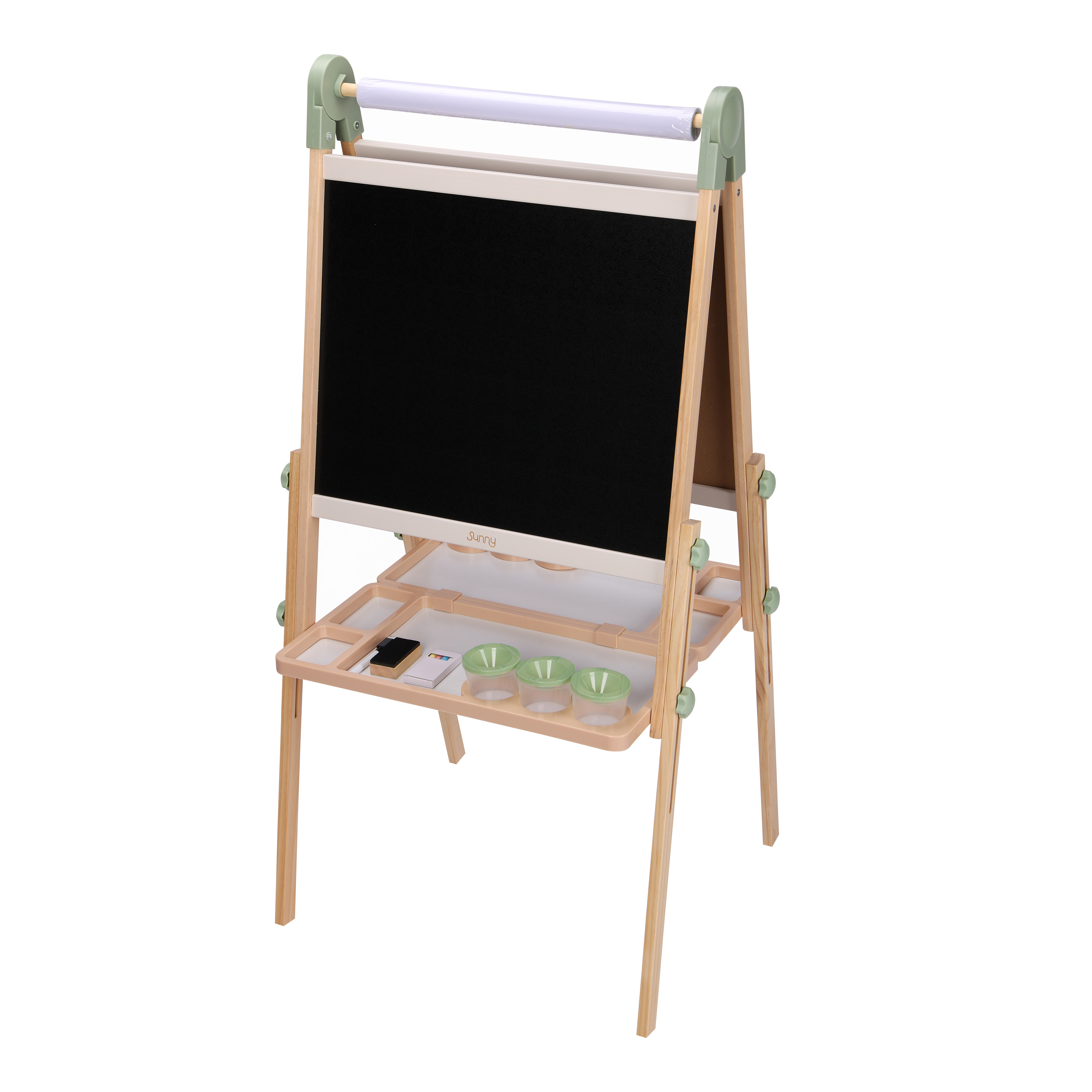 Sunny Luna Activity Easel – Natural Brown
