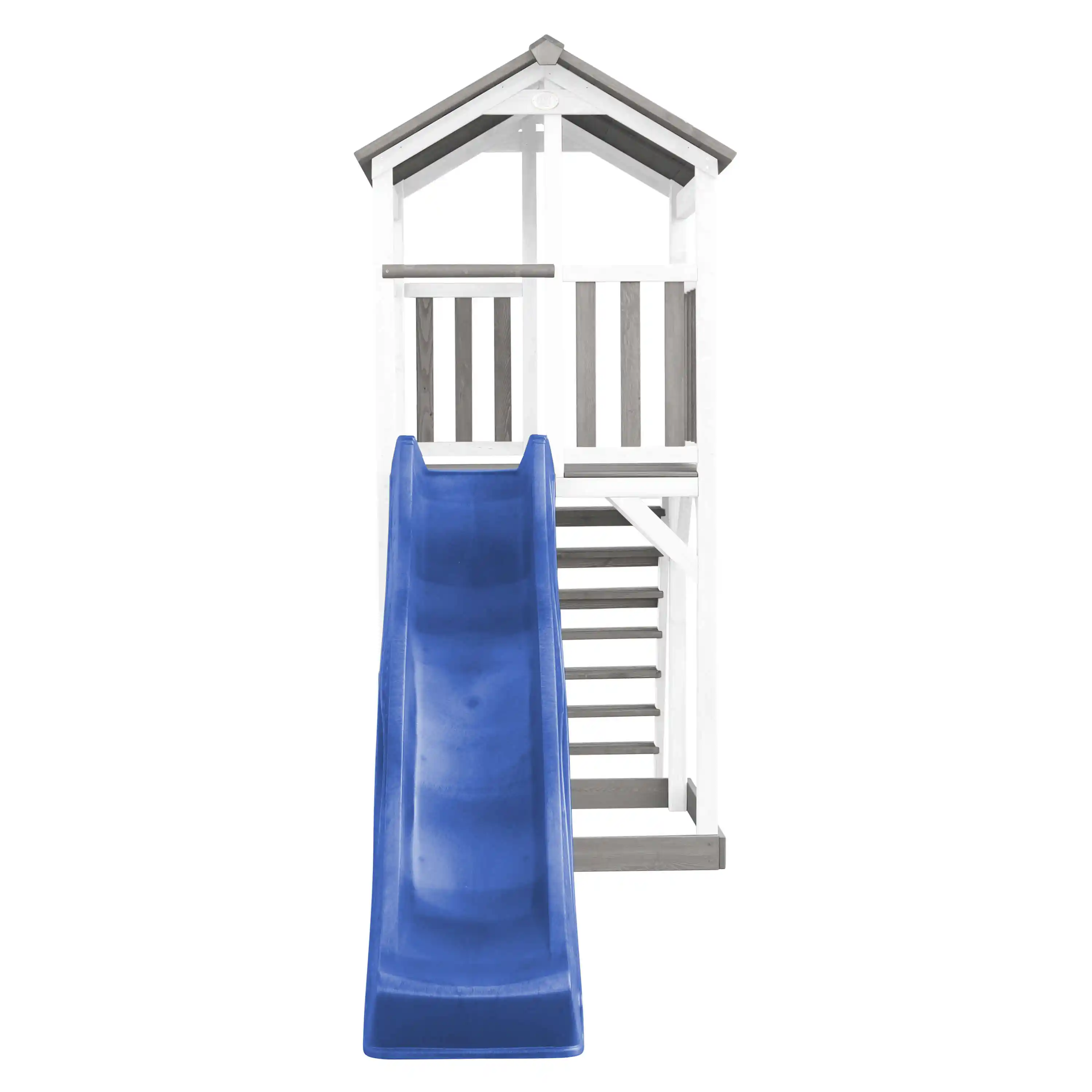 AXI Beach Tower Speeltoren Grijs/wit - Blauwe Glijbaan