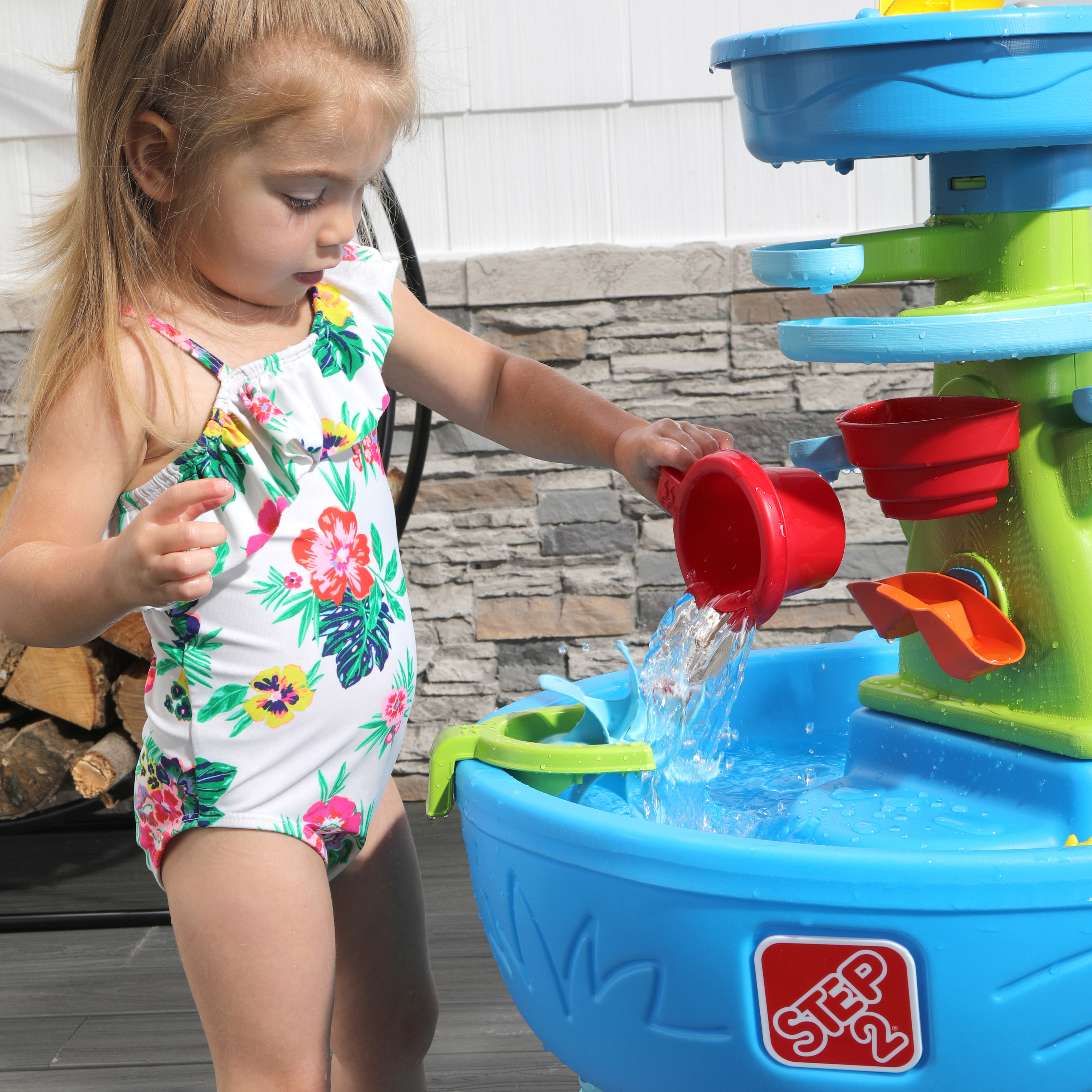 Step2 Double Showers Splash Water Table
