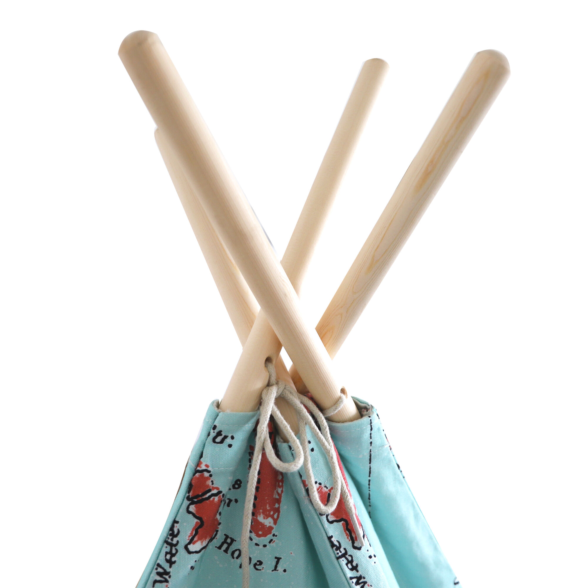 Sunny Wereldkaart Tipi Tent Multikleur-8717973935247 Sunny Wereldkaart Tipi Tent Multikleur