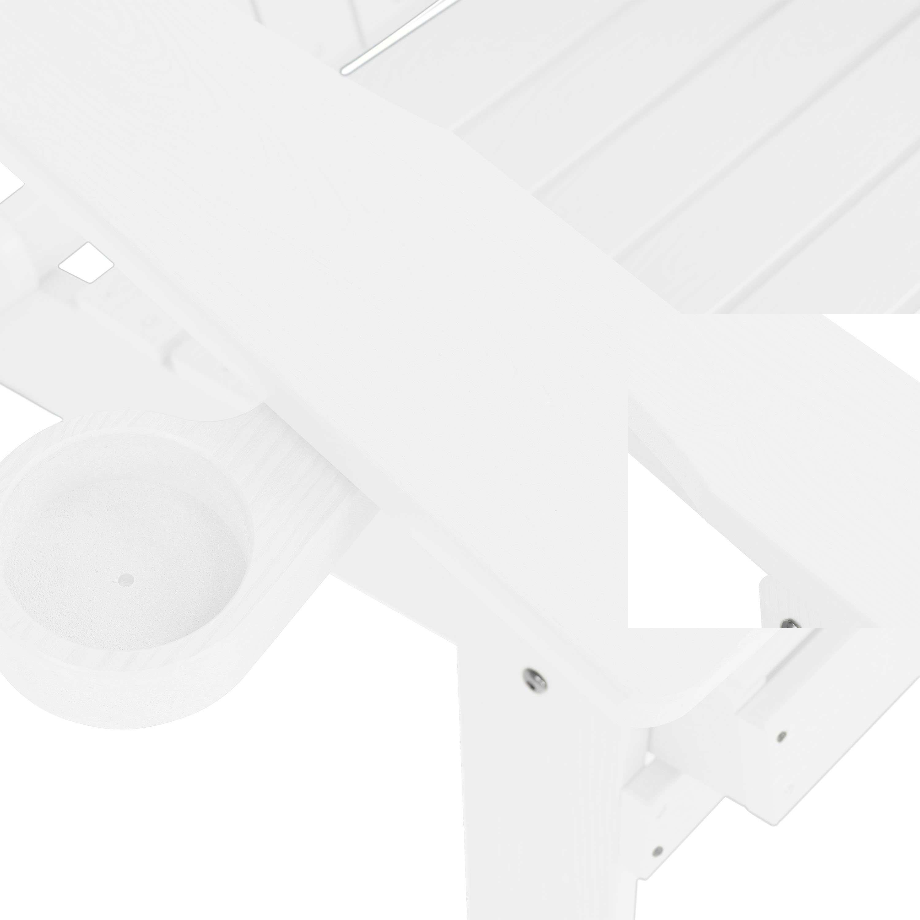 AXI Claire Folding Adirondack Chair Plastic White