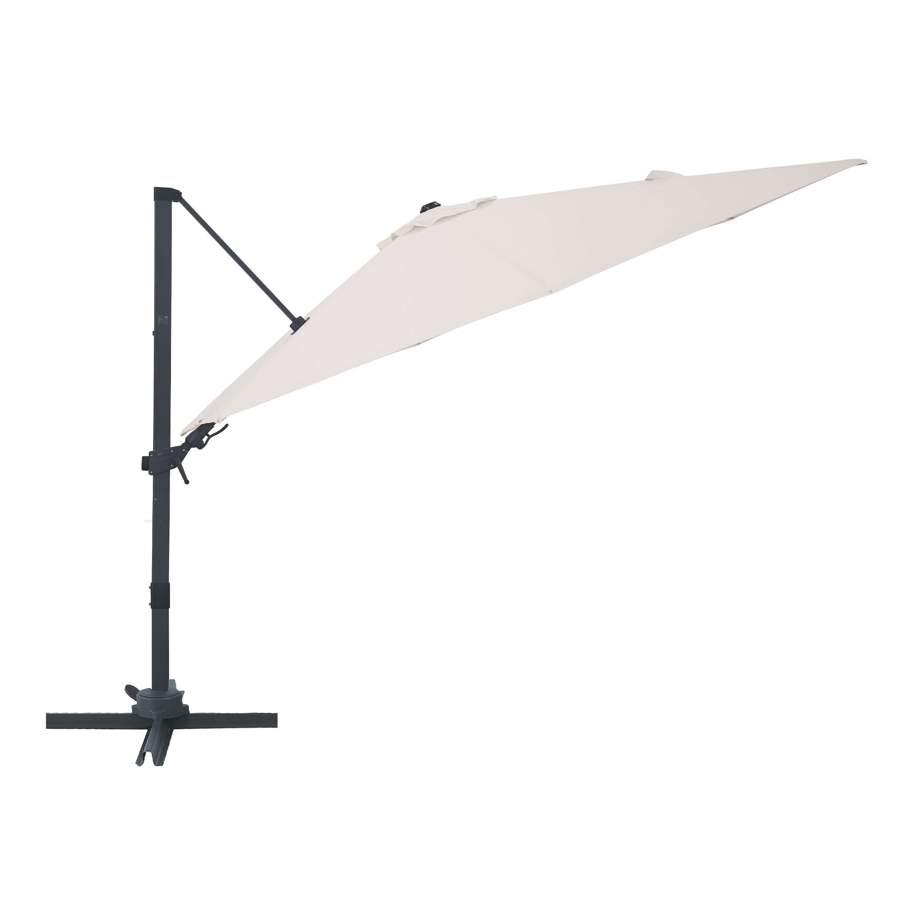 AXI Alina Cantilever Parasol 300x300cm Anthracite/Beige