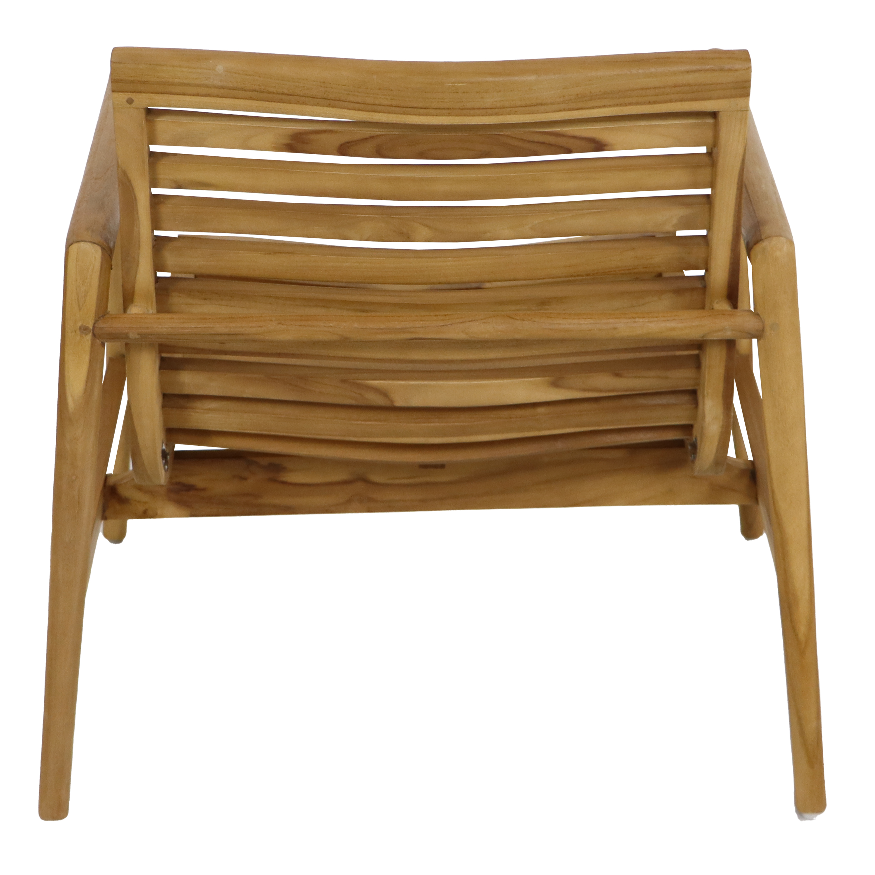 AXI June Lounge Set 4-piece with bench, table & 2 chairs - Teak/Cream