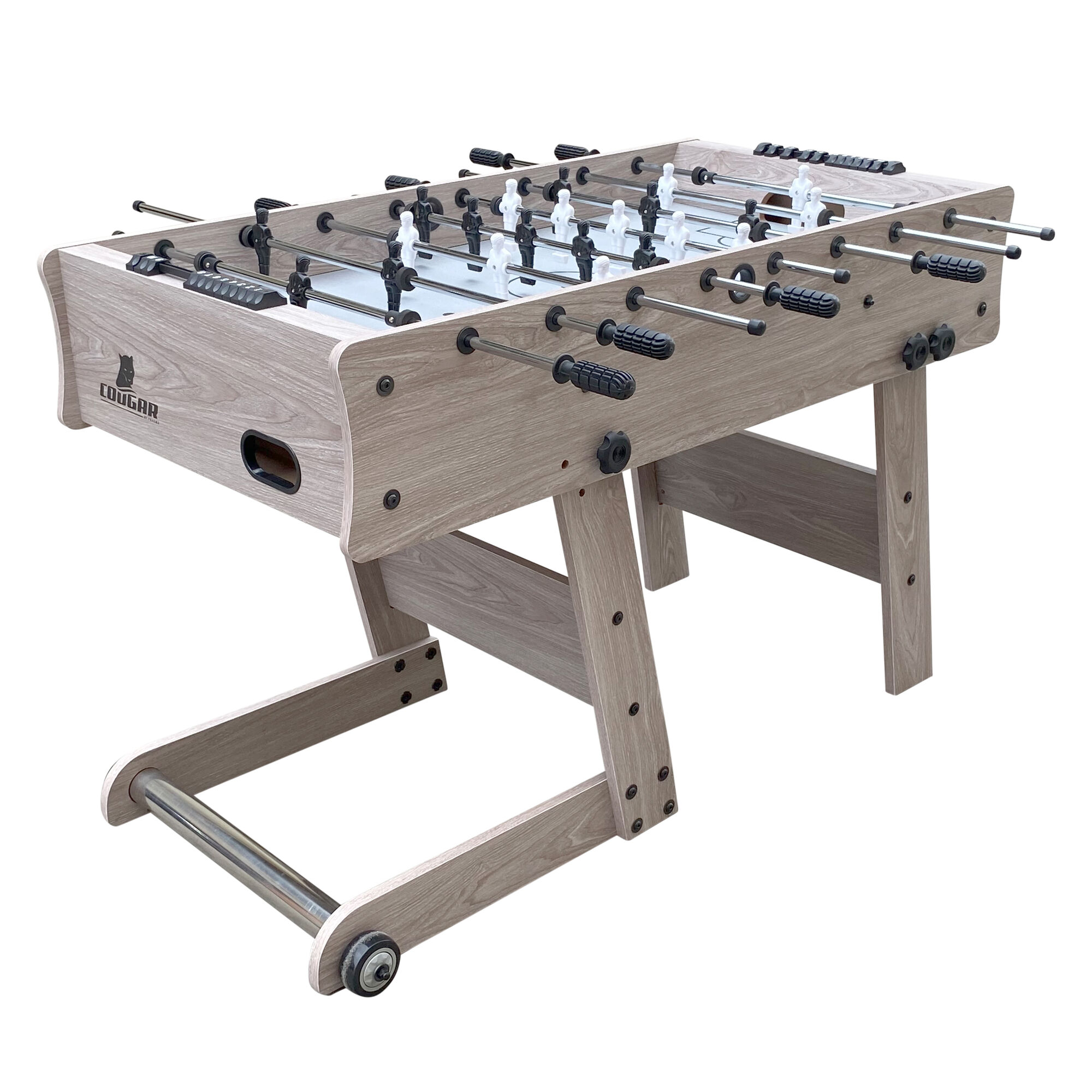 Cougar Scorpion Kick folding Football Table Oak - Limited Edition