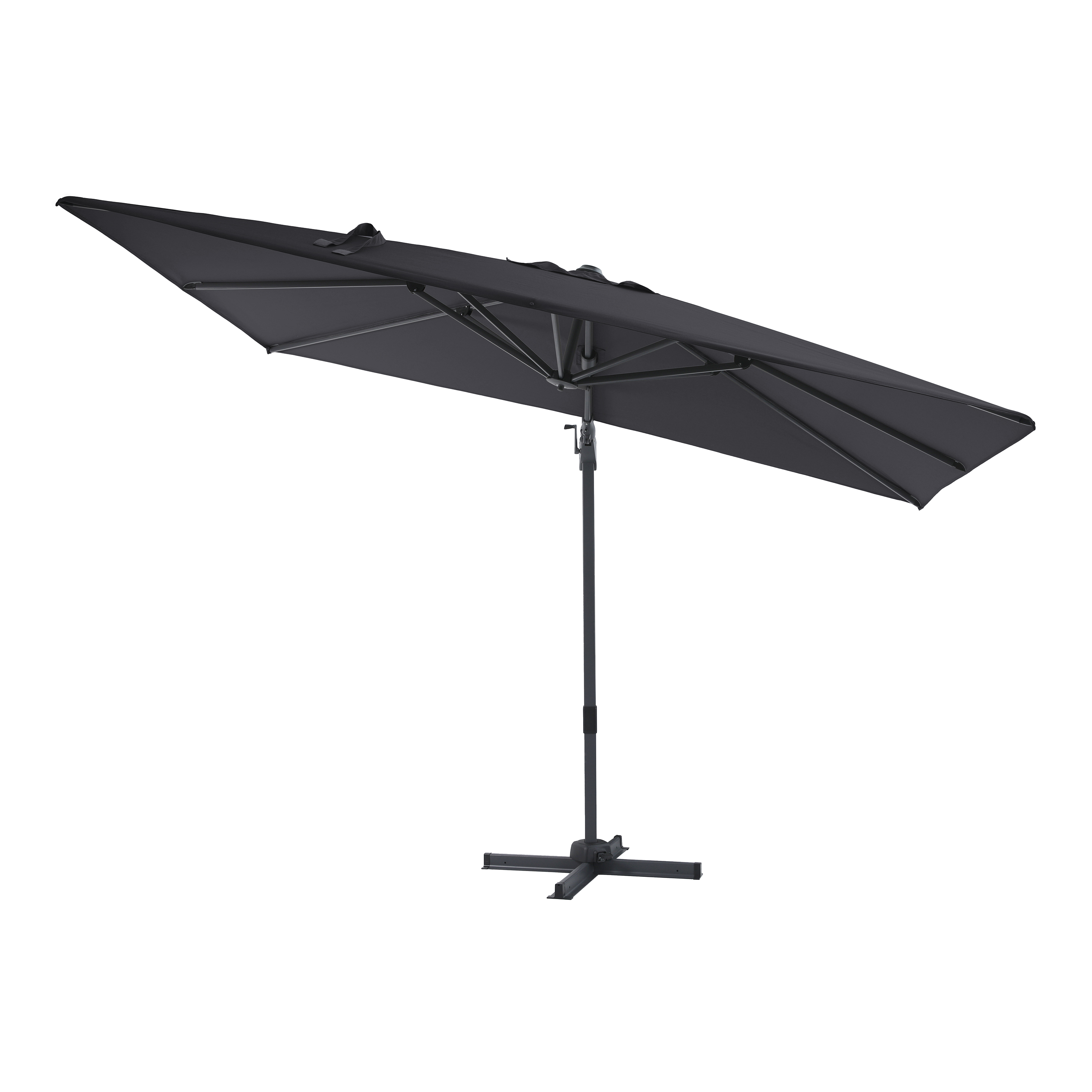 AXI Milad Premium Cantilever Parasol 200x300cm - Grey/Grey