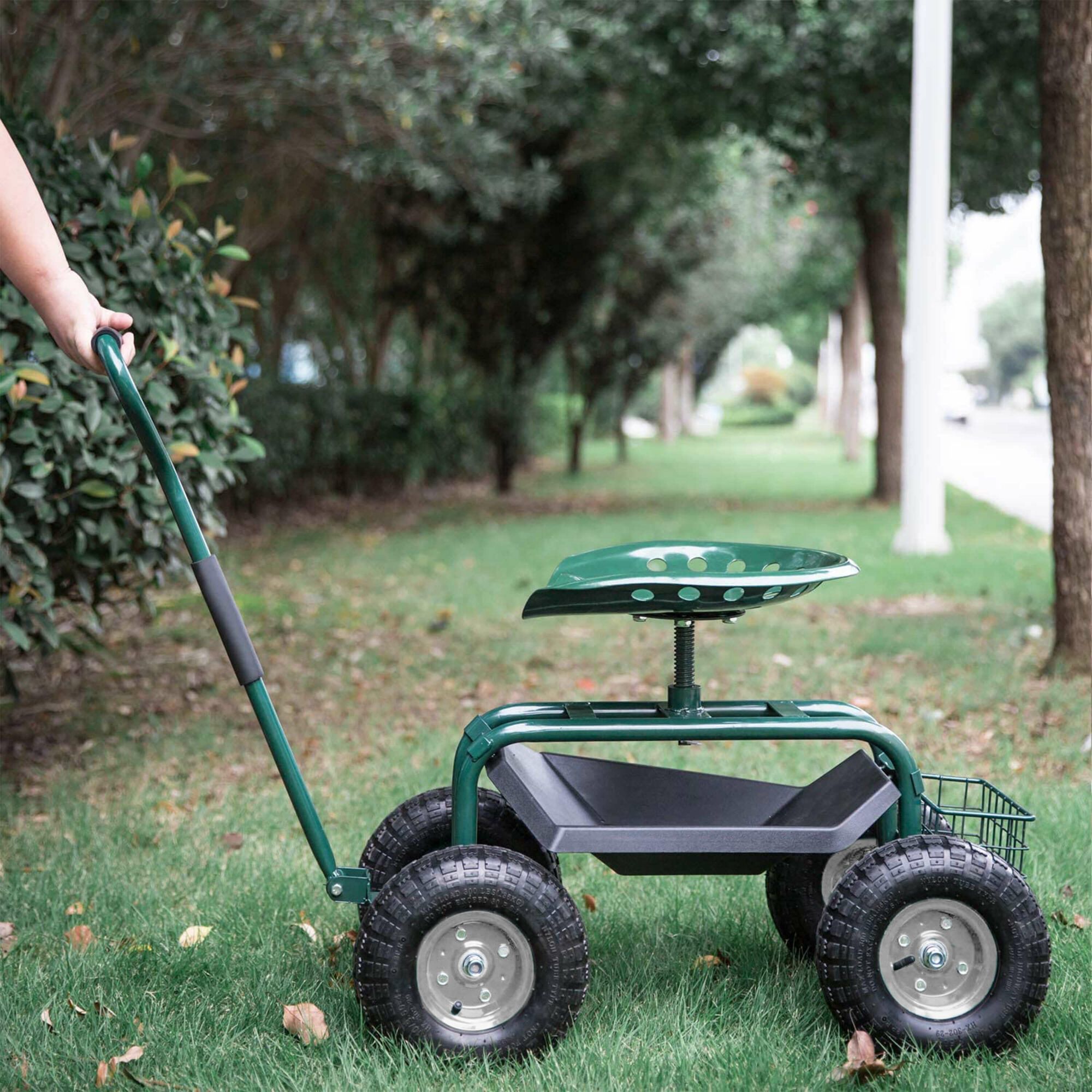 AXI AG22 Rijdende Tuinkruk Groen