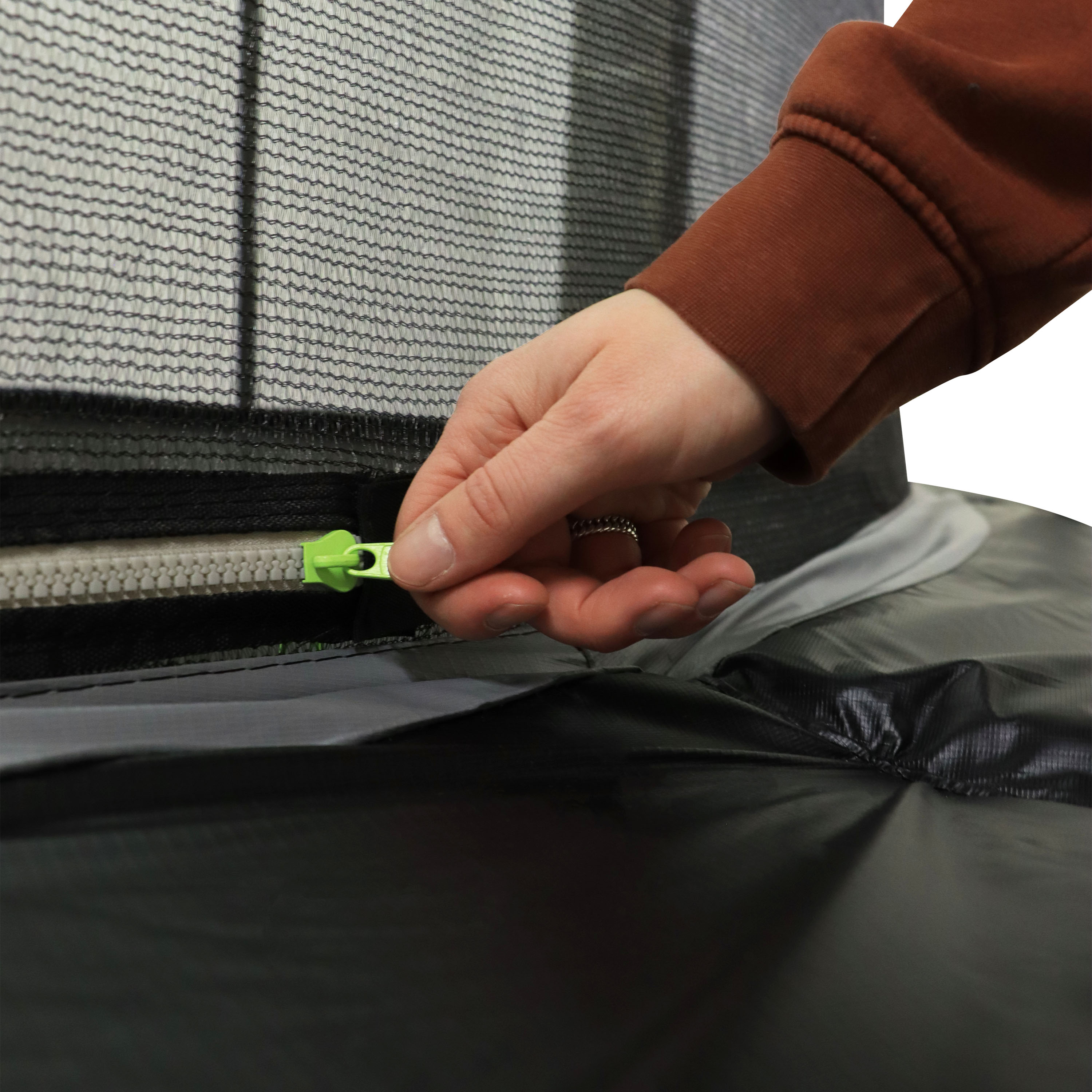 AXI Houston Trampoline Ø 244 cm with ladder – Onground – Black