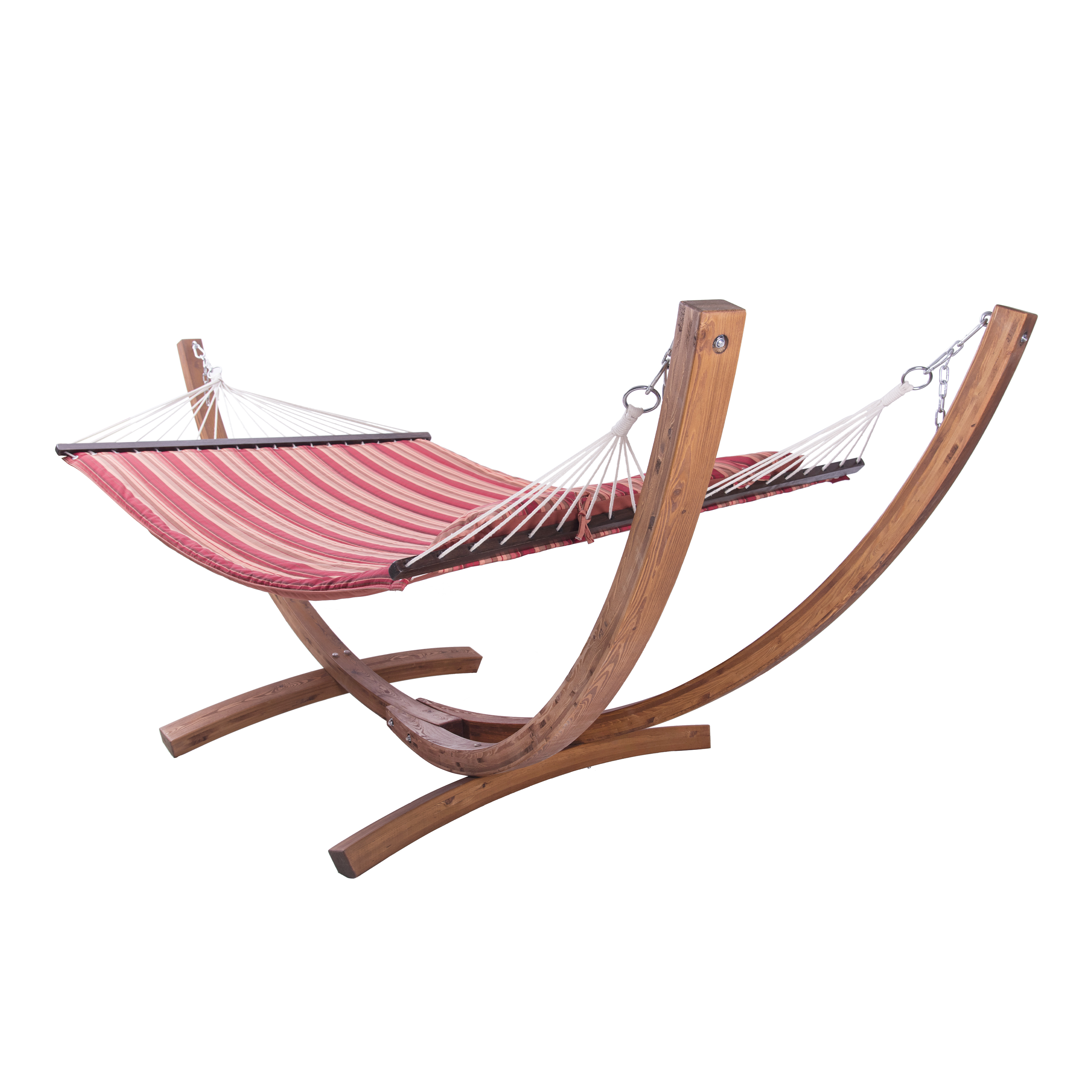 AXI Hawaii Hammock Set - Hammock with wooden frame - Red