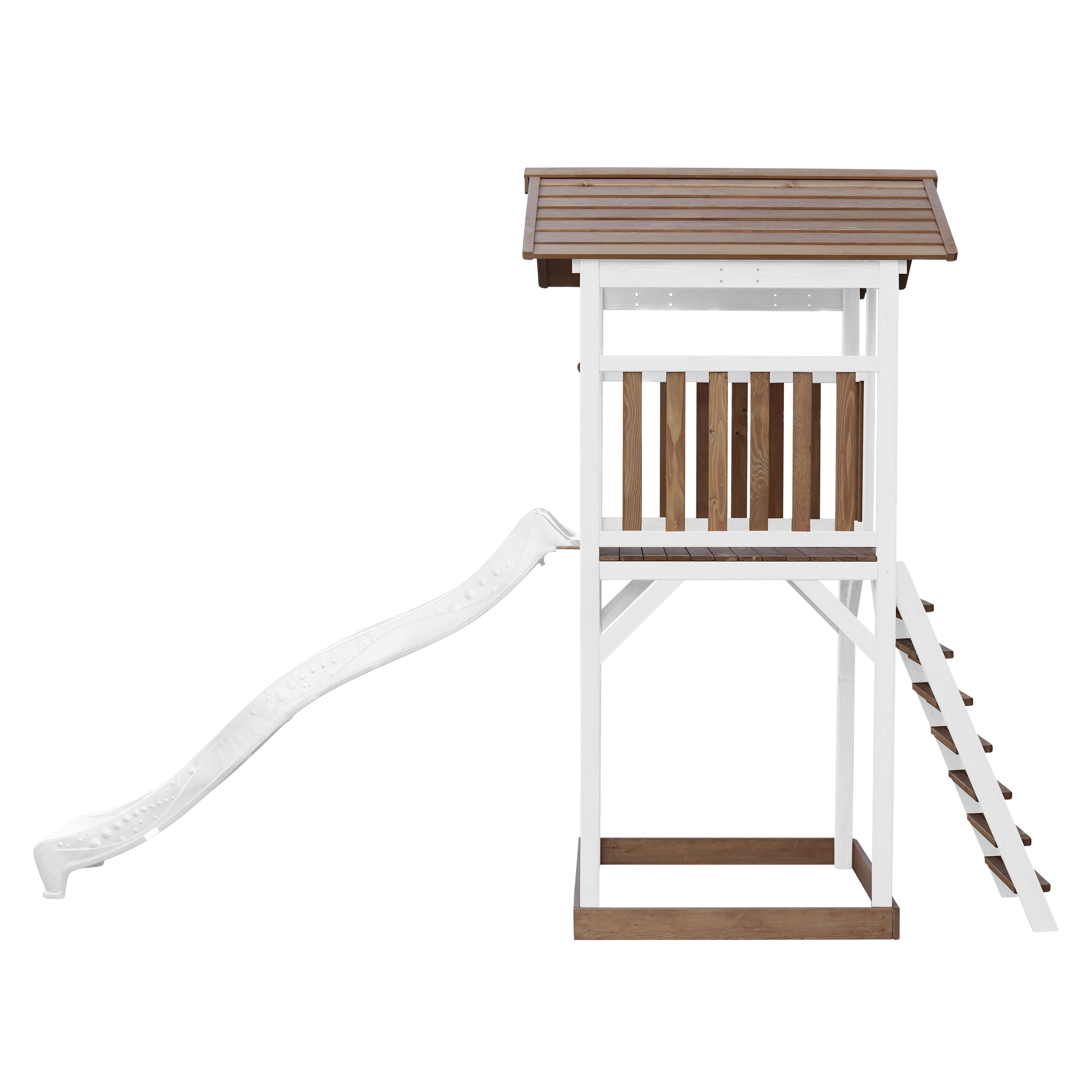 AXI Beach Tower Brown/White - White Slide