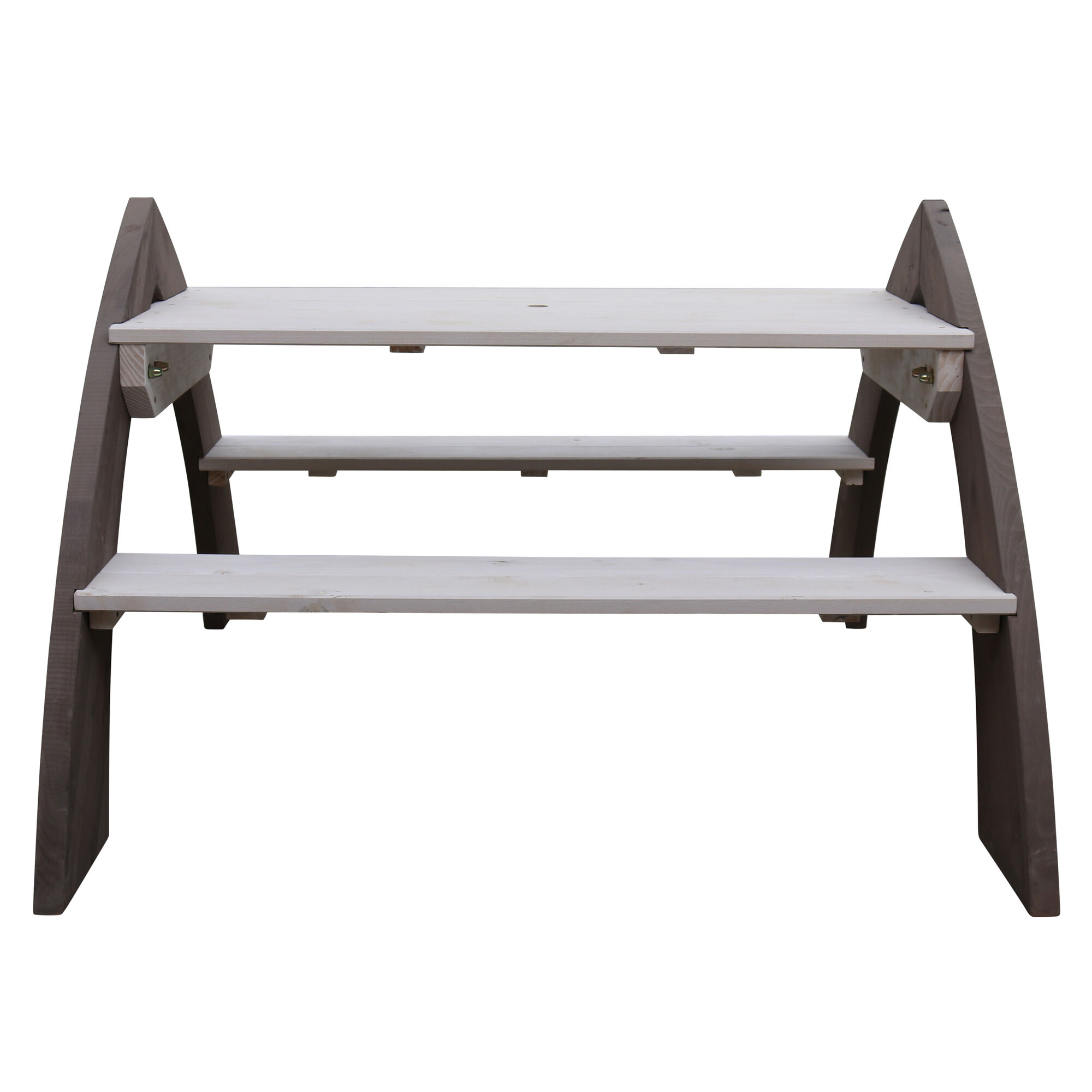 AXI Kylo Picknicktafel Grijs/wit - Parasol Blauw