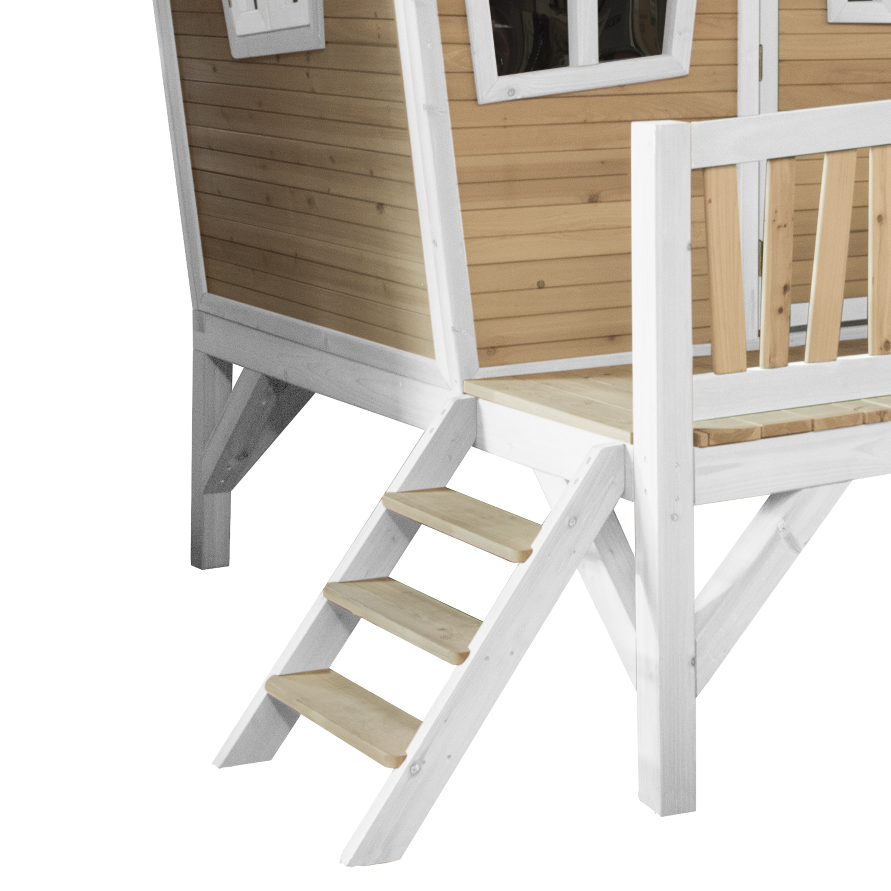 AXI Emma Playhouse Brown/White - Grey Slide