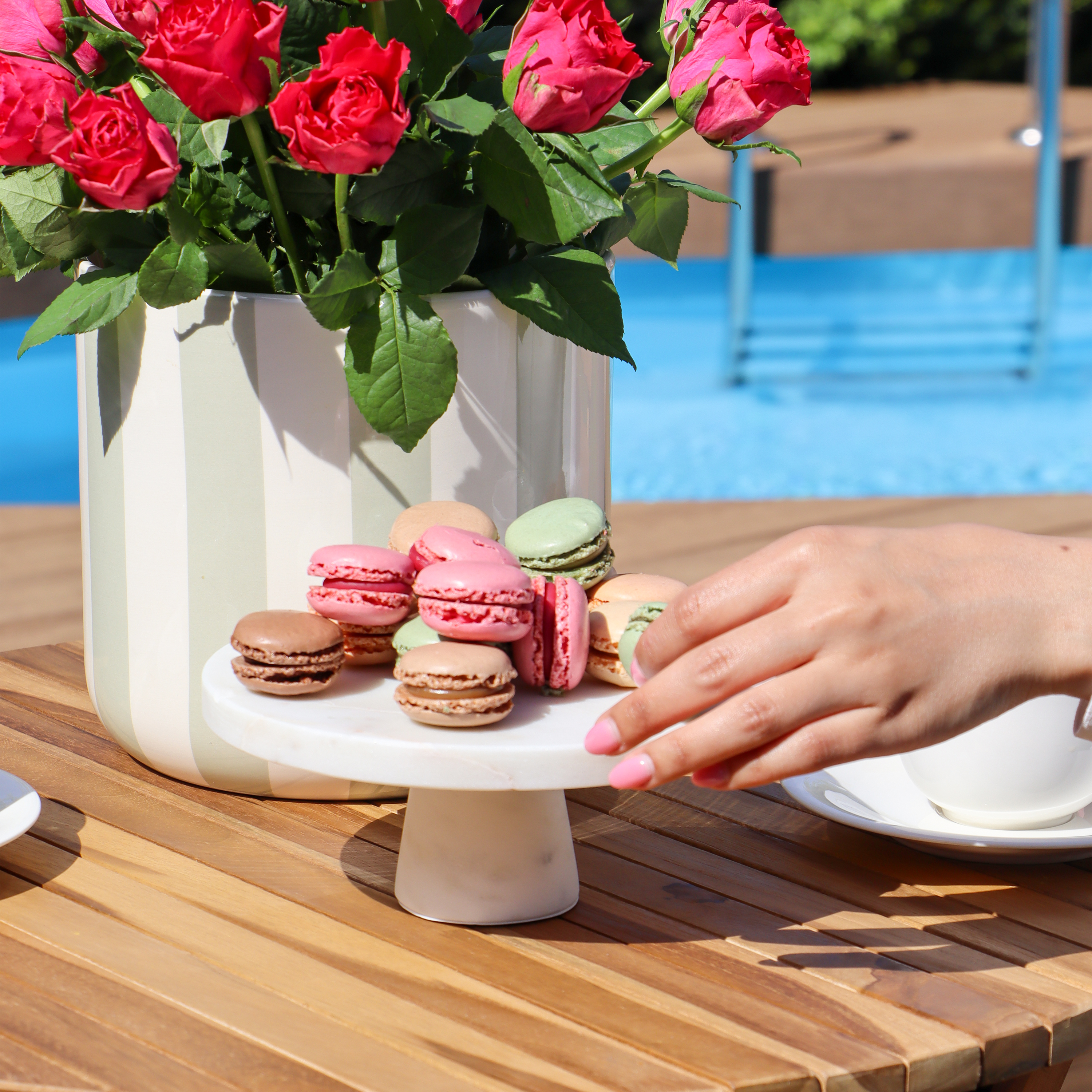 AXI Rae Bistro Set Brown Teak