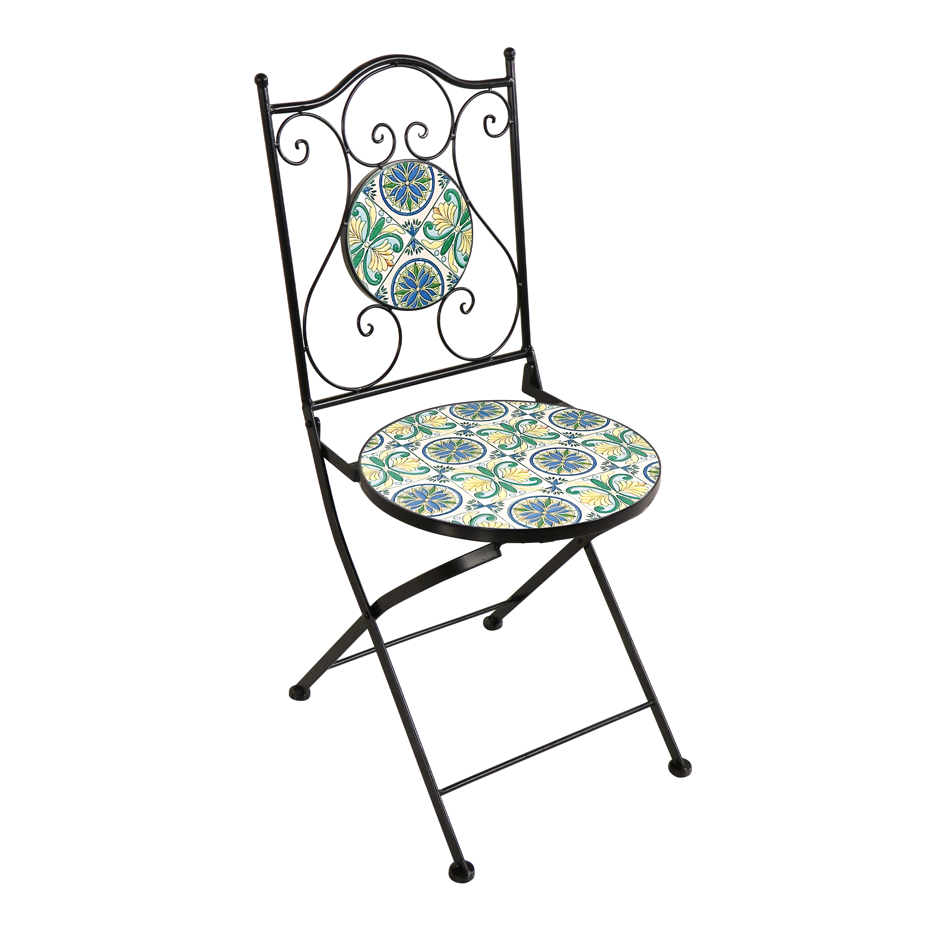 AXI AmÃ©lie MozaÃ¯ek Bistroset Siciliaanse stijl Blauw/geel