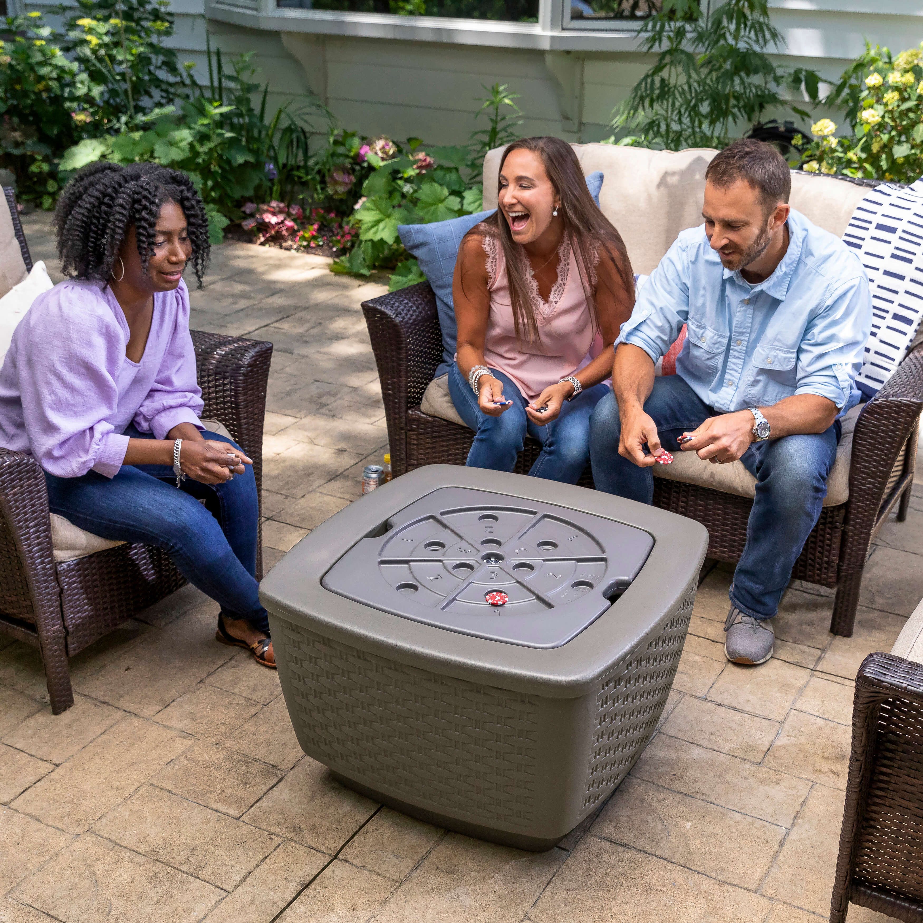 Step2 Just Chilling Patio Table & Ice Bin-0733538518395 Step2 Just Chilling Patio Table & Ice Bin