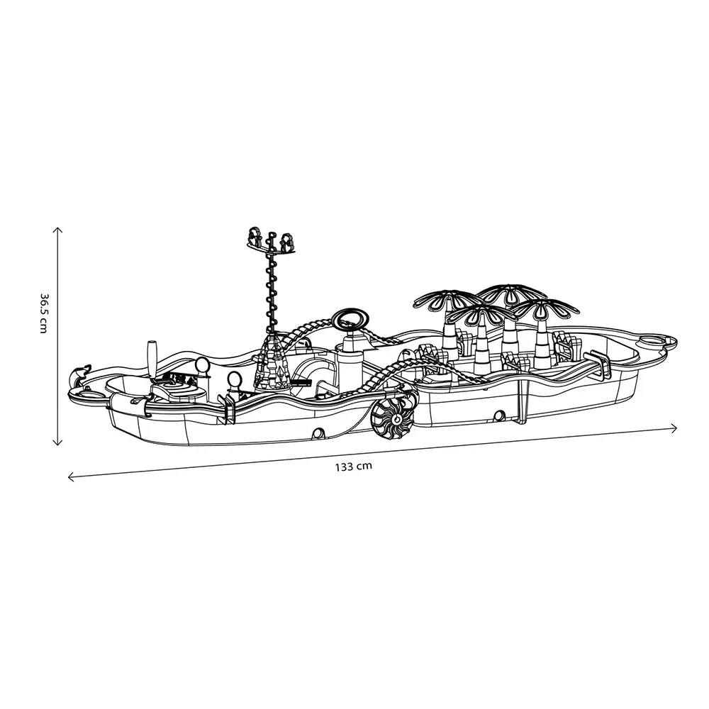 Starplast Jungle Water Fun Trolley Waterbaan