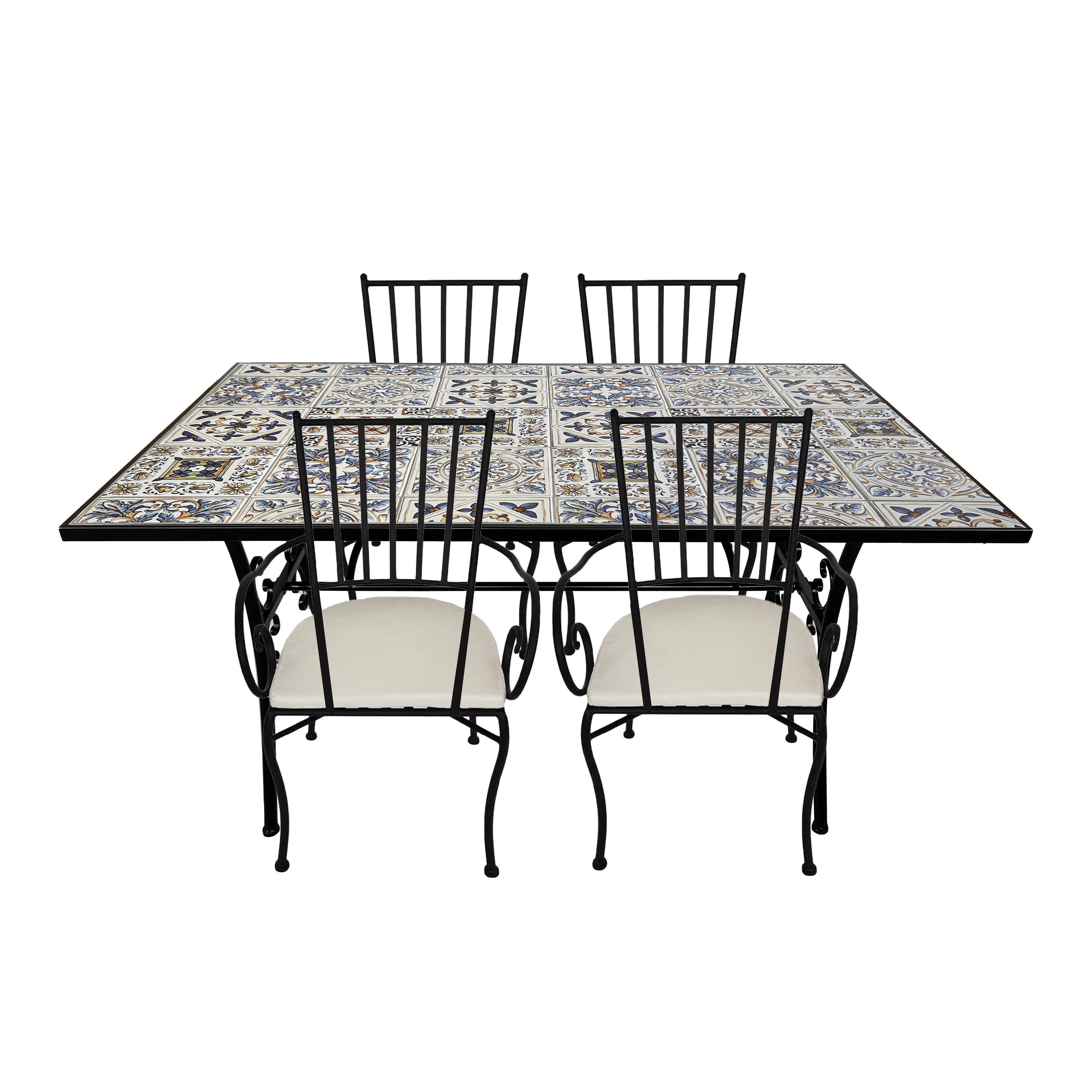 AXI Leonie 5-piece Bistro Set Mosaic - Soft Blue