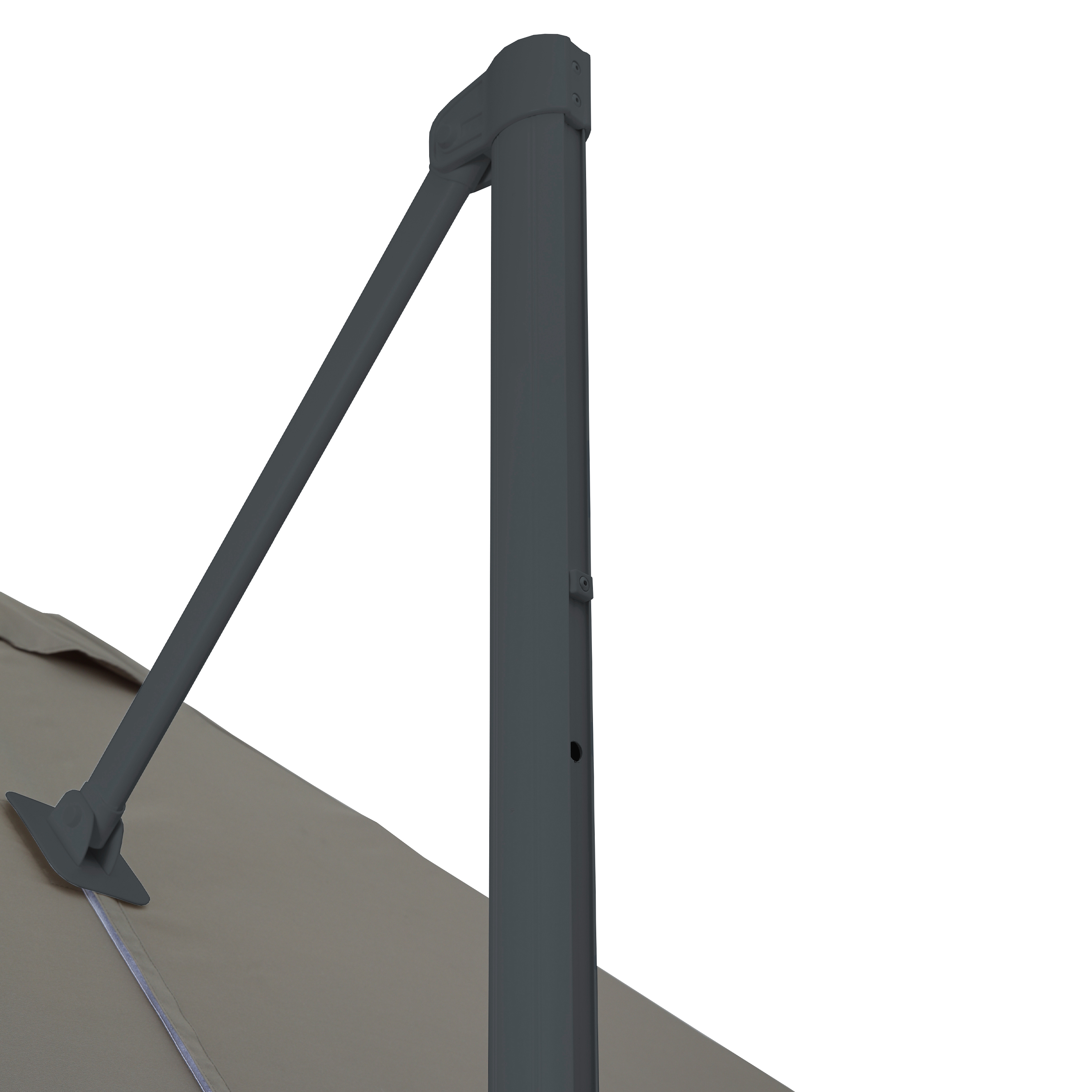 AXI Coco Floating Parasol 200x300cm Anthracite/Taupe 