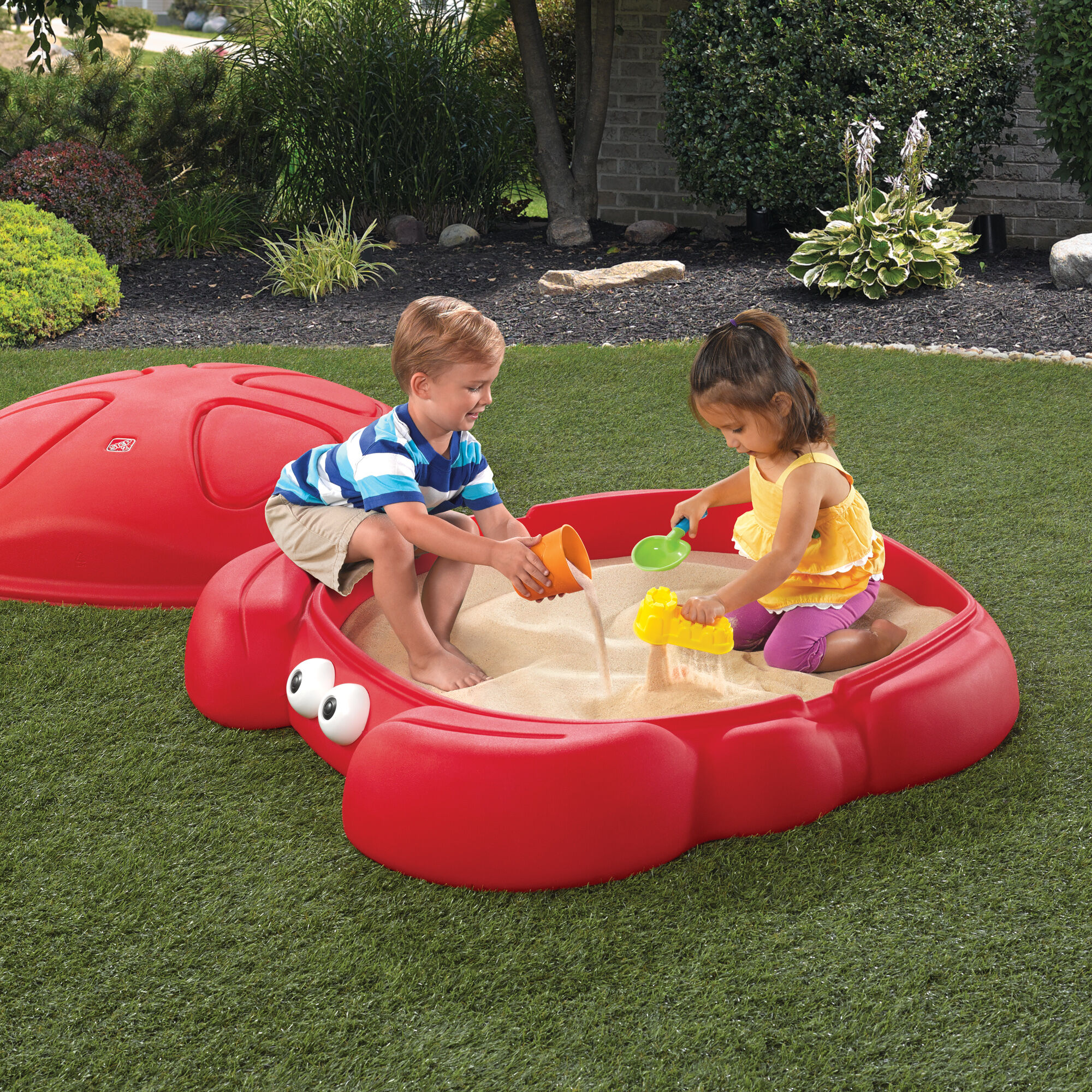 Step2 Crabbie Sandbox Red-0733538740505 Step2 Crabbie Sandbox Red