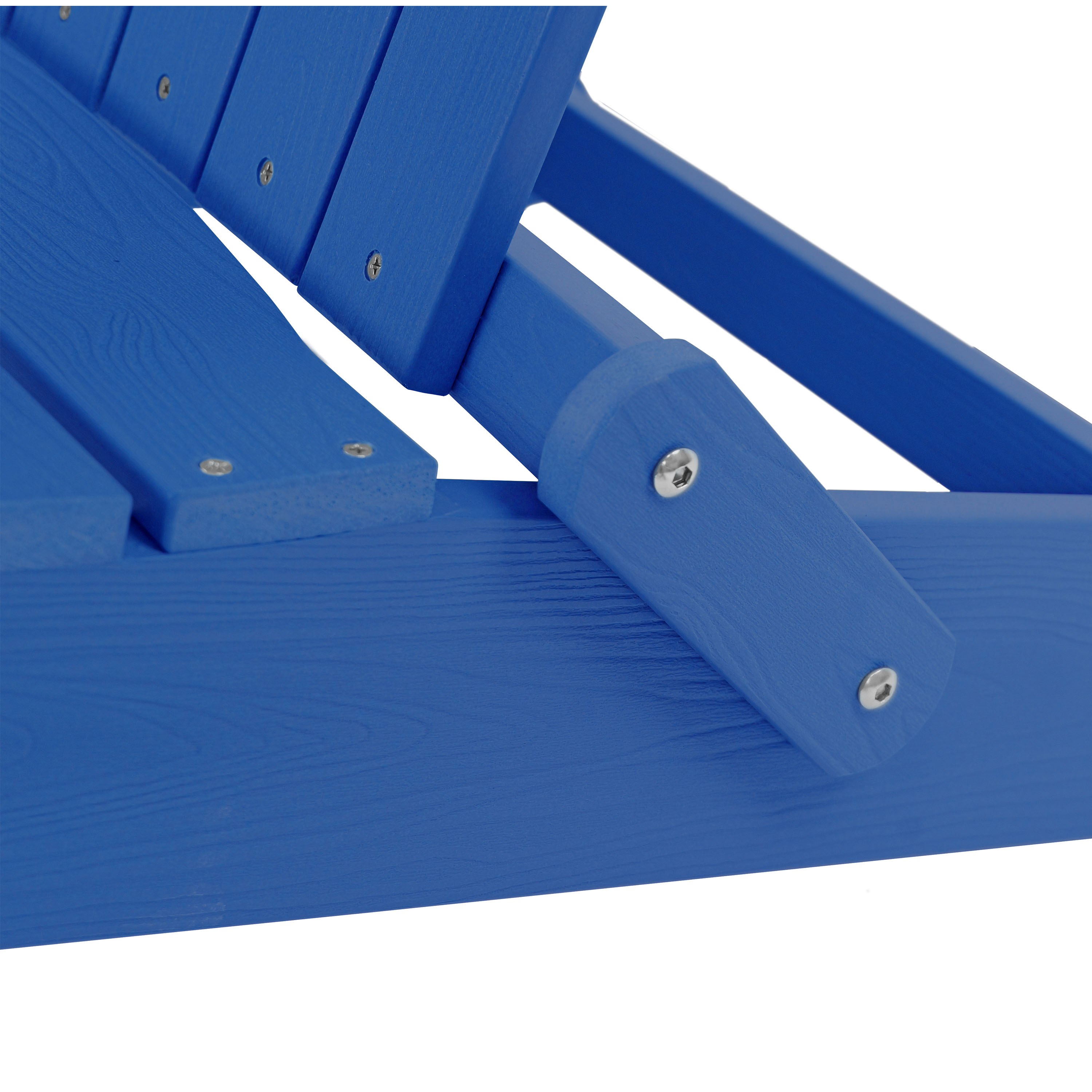 AXI Claire Folding Adirondack Chair Plastic Blue