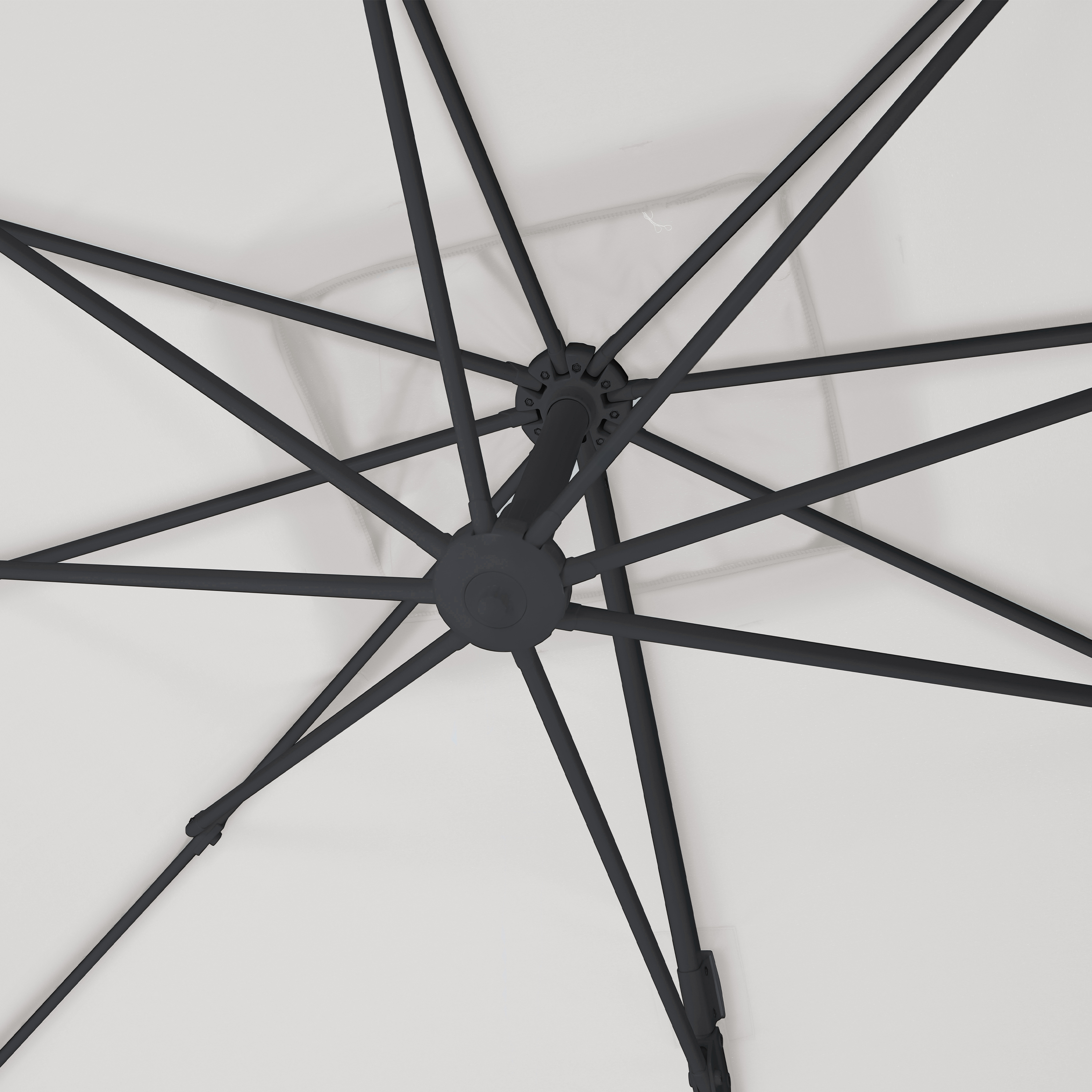 AXI Nima Floating Parasol 300x300 Anthracite/Beige