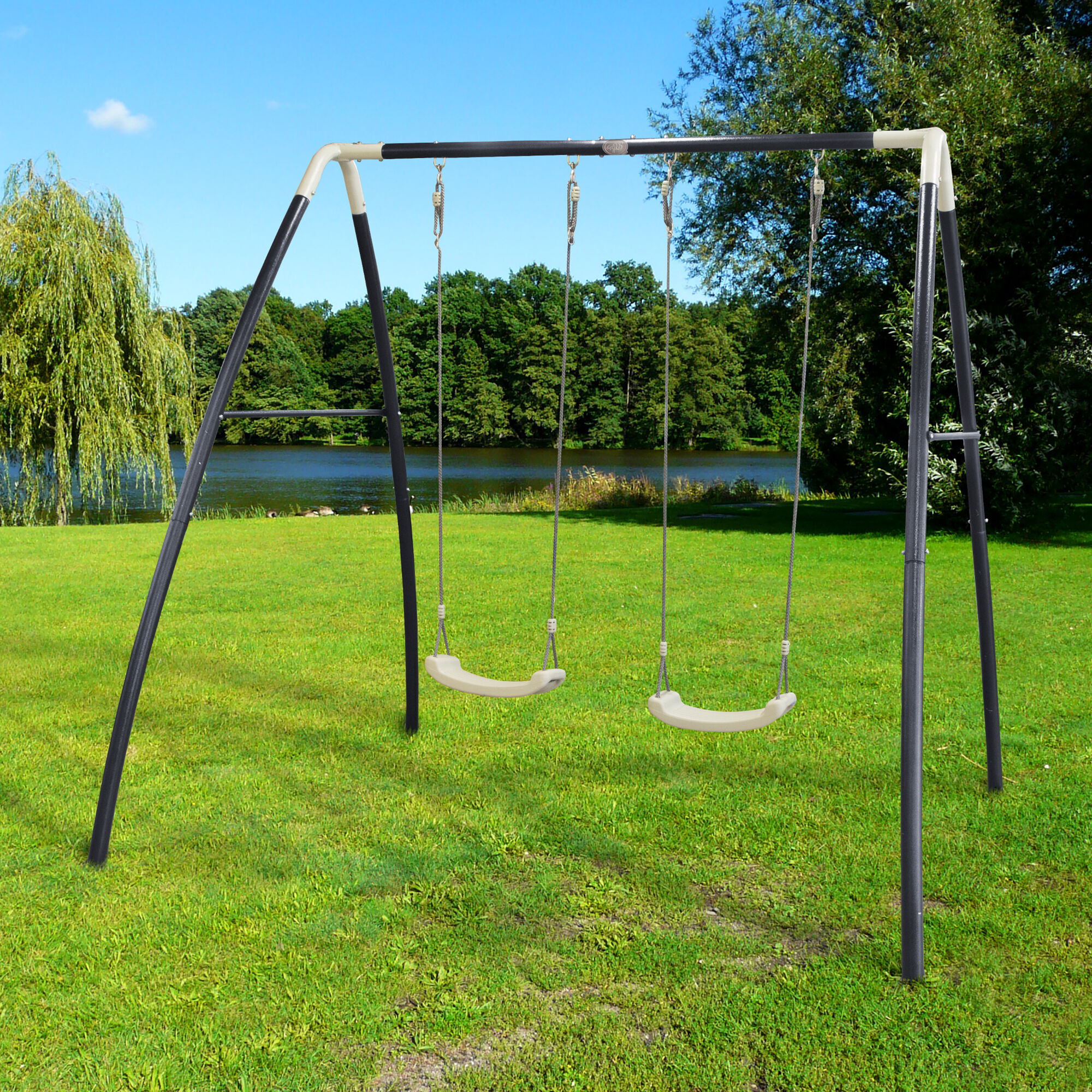 AXI Dubbele Metalen Schommel