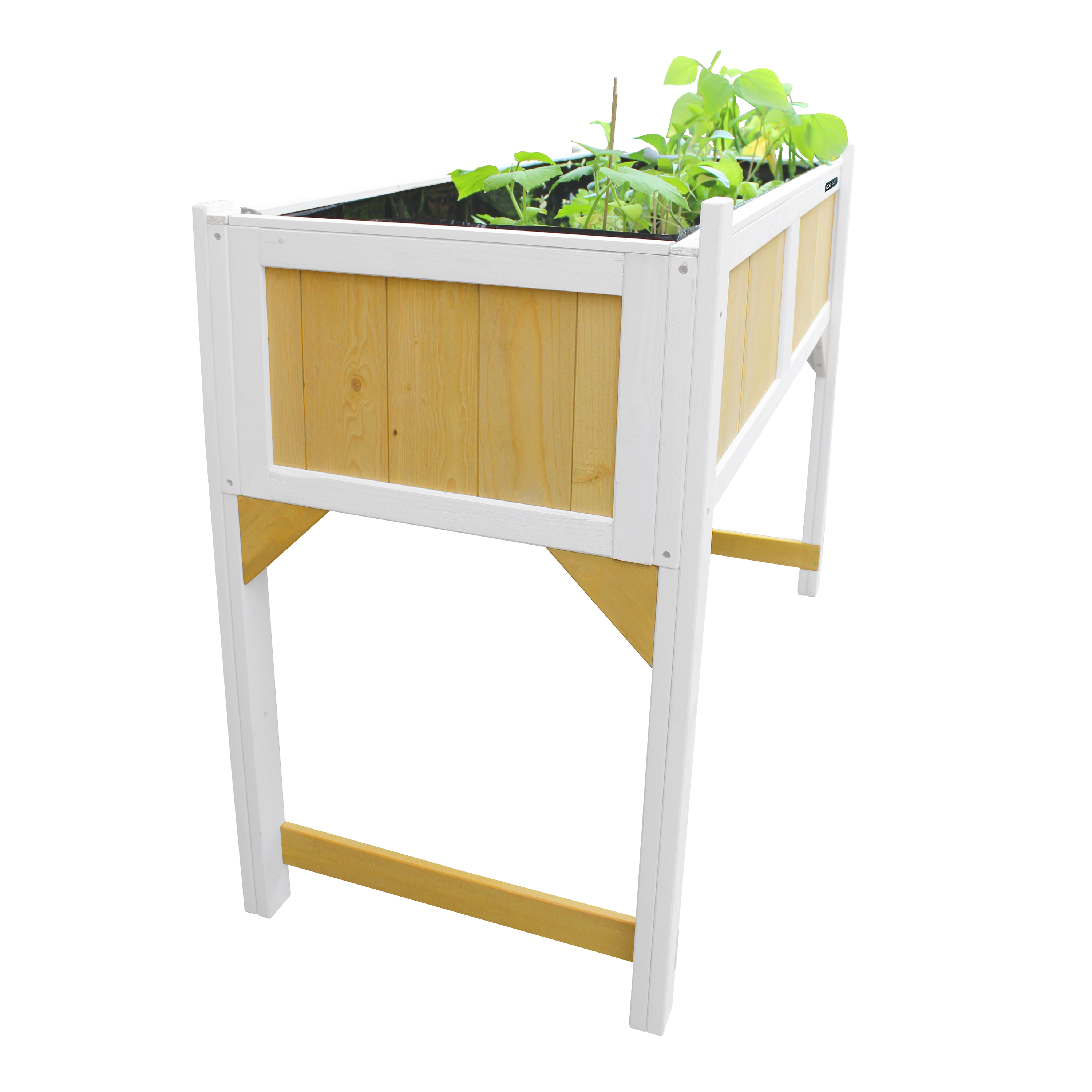 AXI Kweektafel met gronddoek Bruin/wit-8717973938170 AXI Kweektafel met gronddoek Bruin/wit