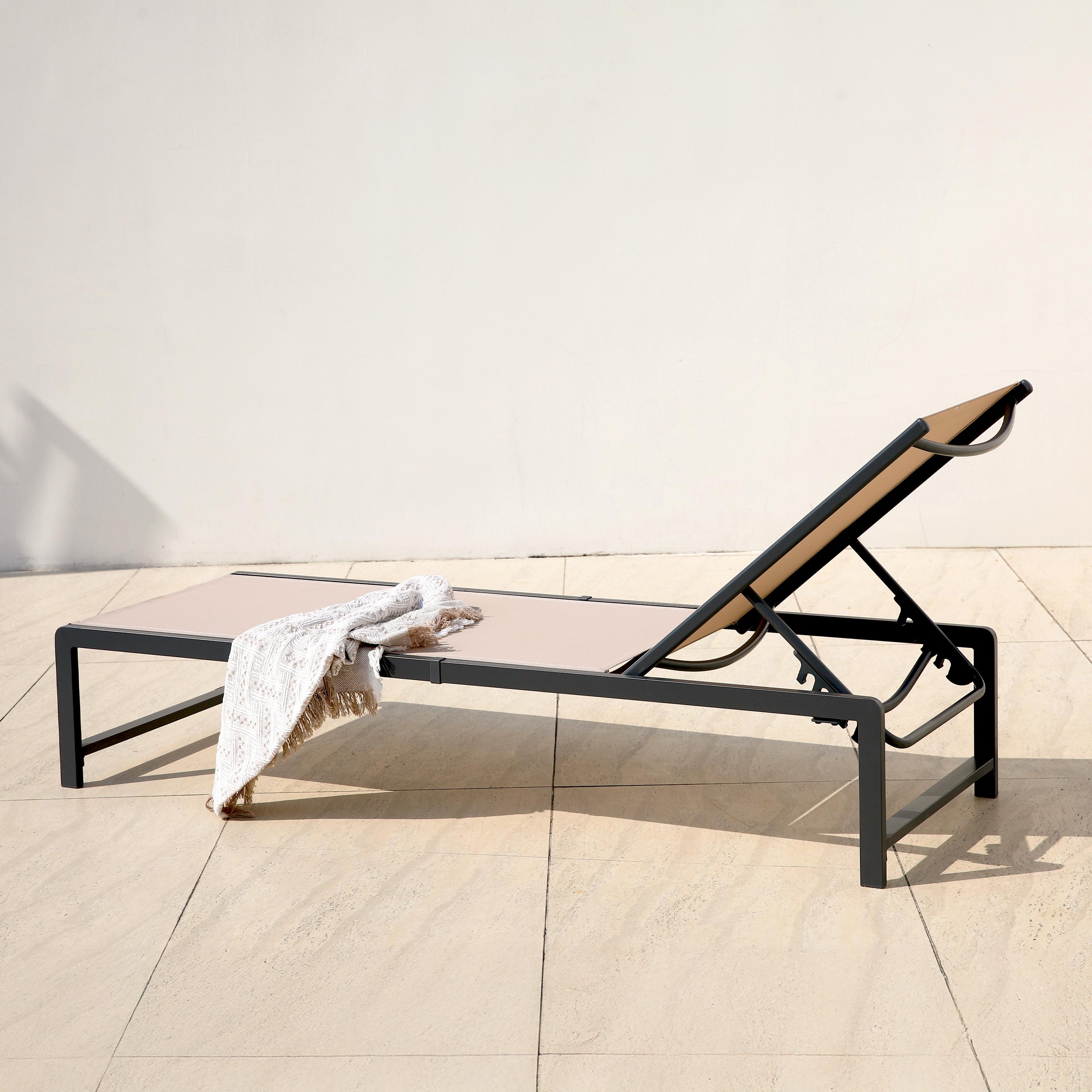 AXI Zane Sunbed Anthracite/Brown