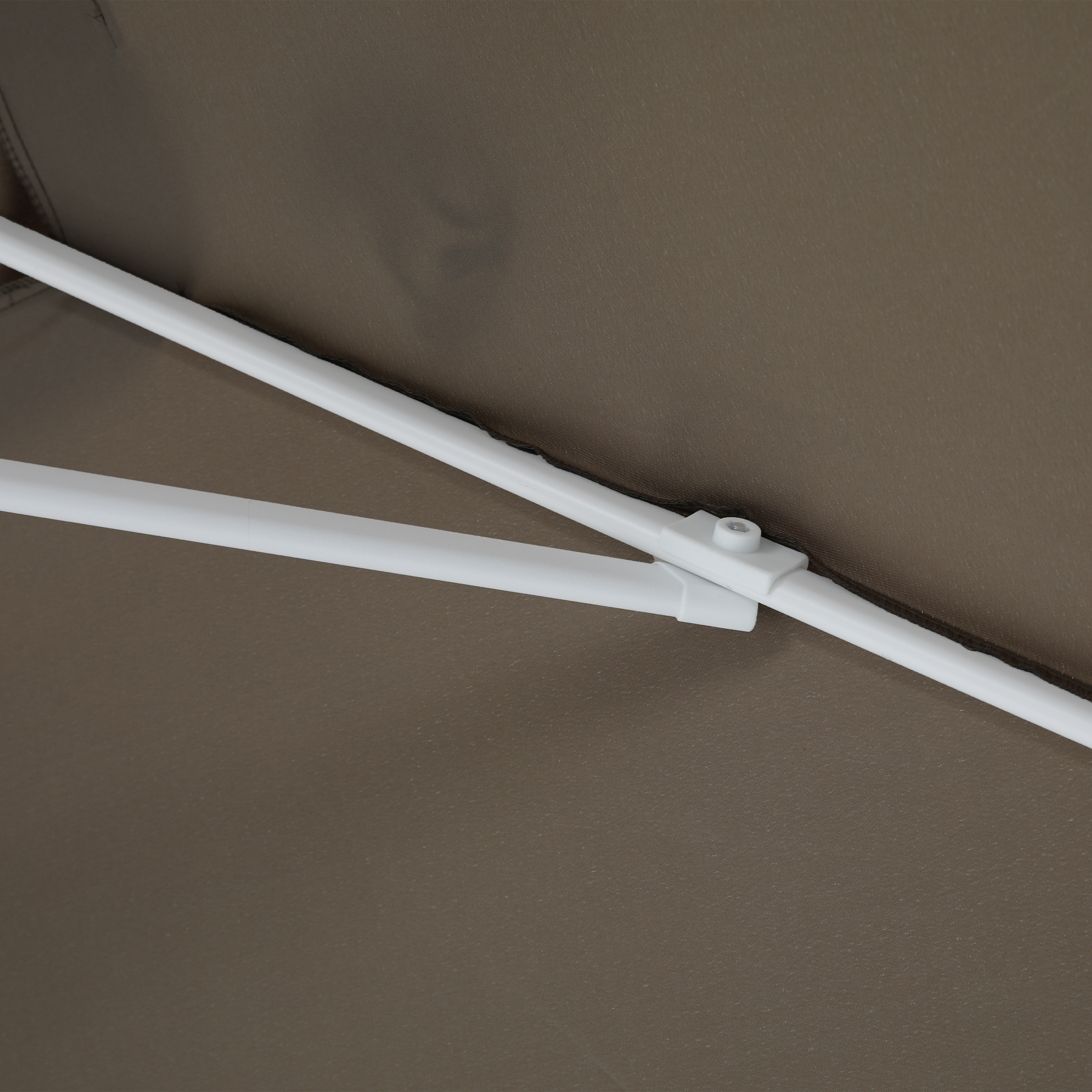 AXI Marisol Zweefparasol Ã˜ 300cm Wit/taupe