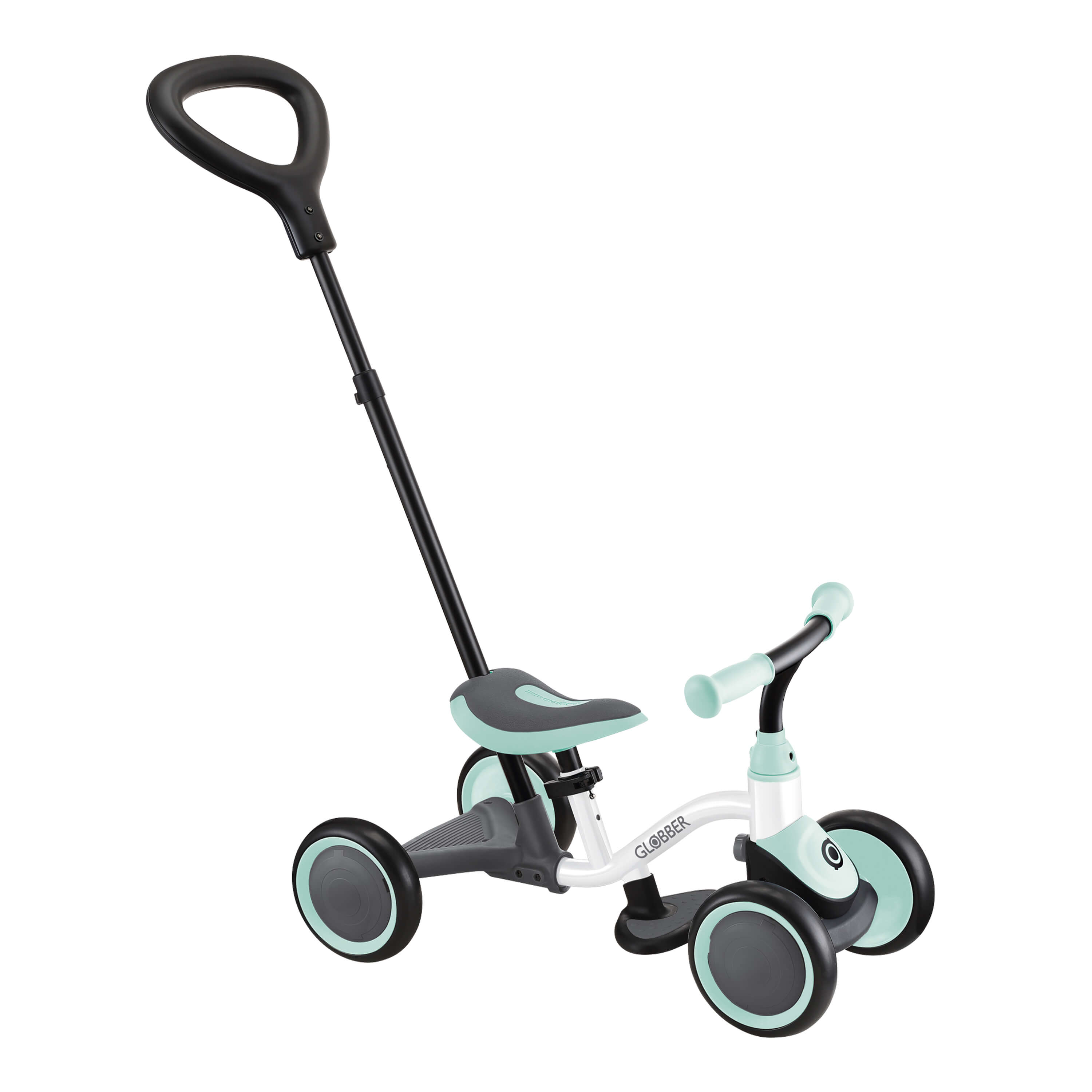Globber Learning Bike 3-in-1 Leerfiets Wit Pastel Mint