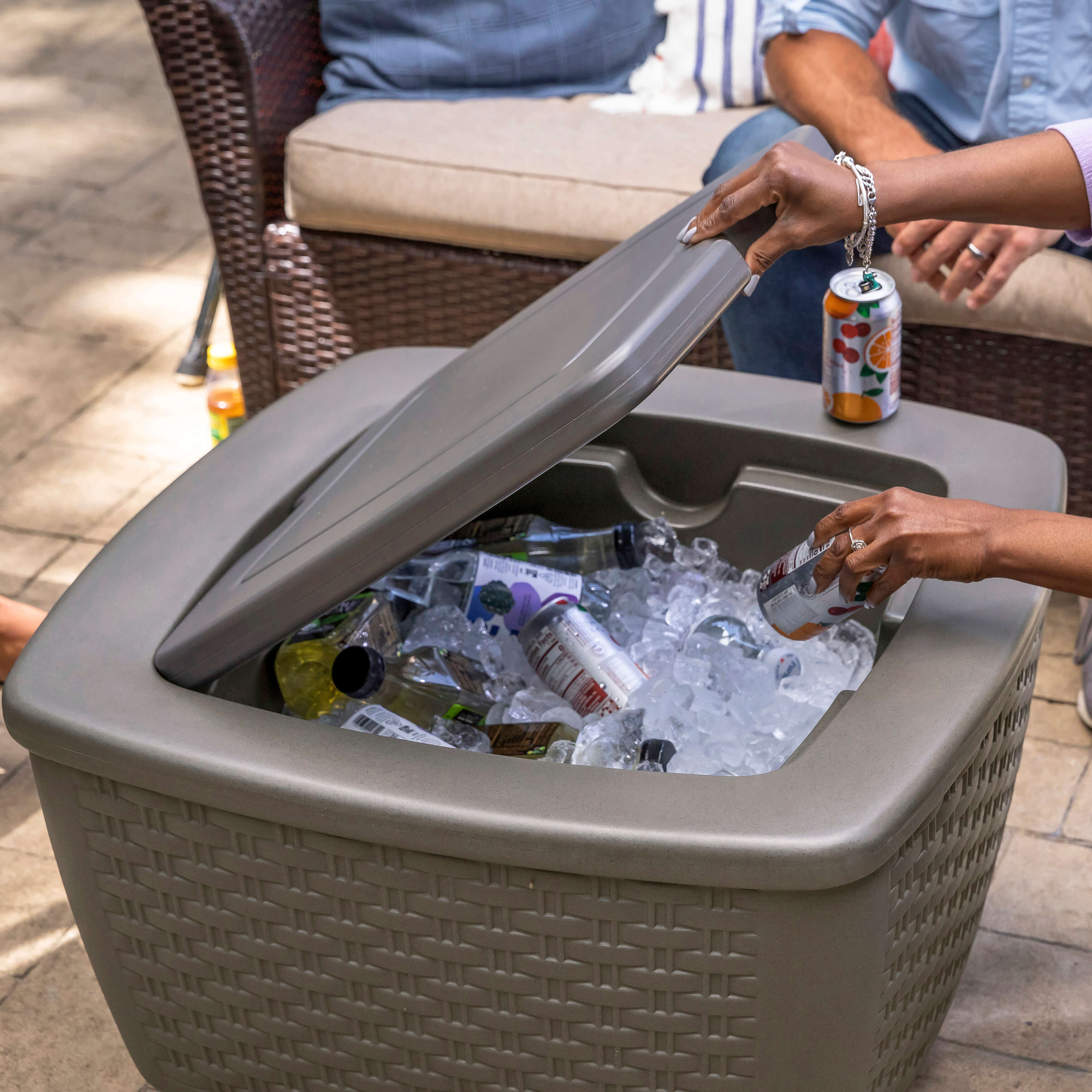 Step2 Just Chilling Patio Table & Ice Bin-0733538518395 Step2 Just Chilling Patio Table & Ice Bin