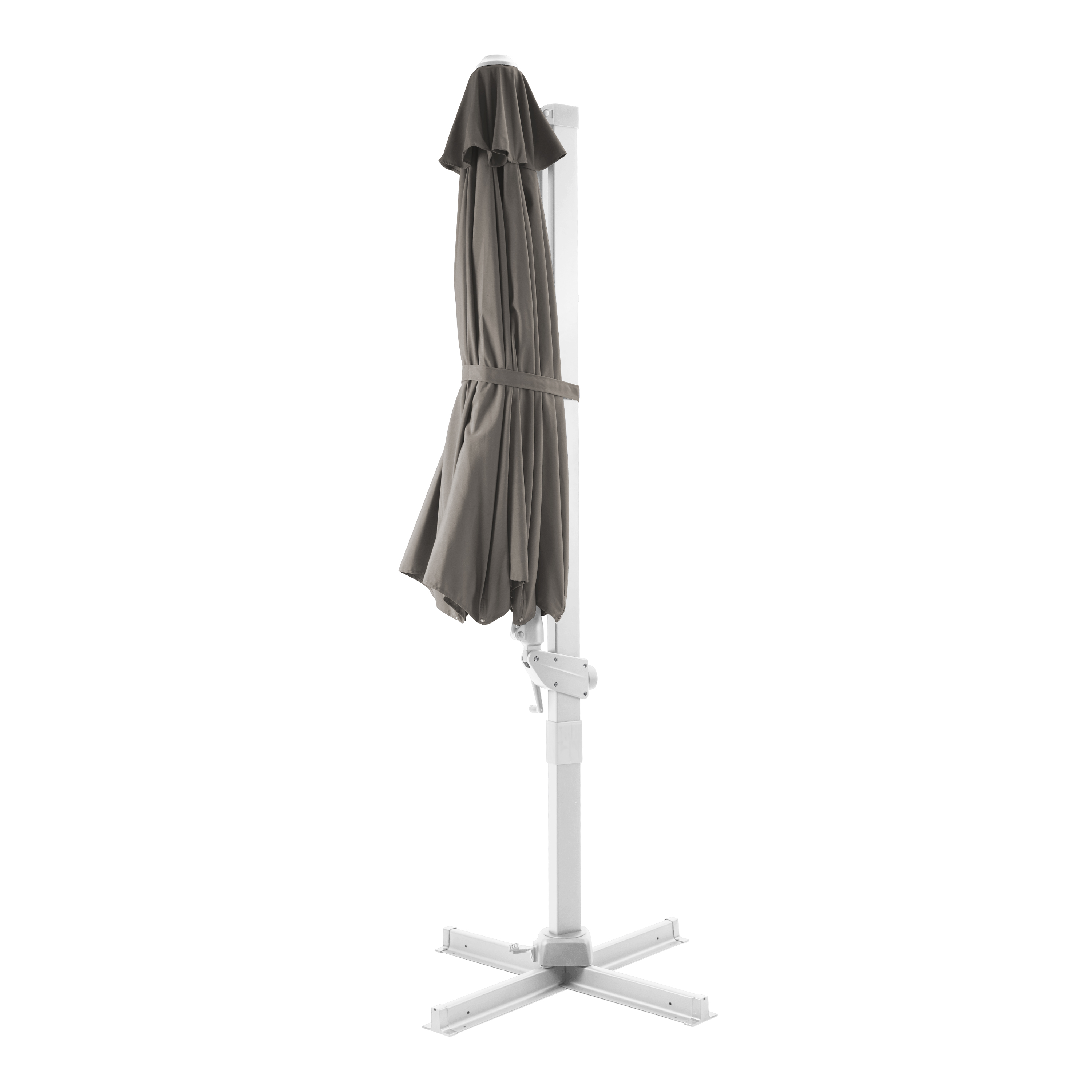 AXI Cyrus Premium Zweefparasol Ã˜ 300cm Wit/taupe