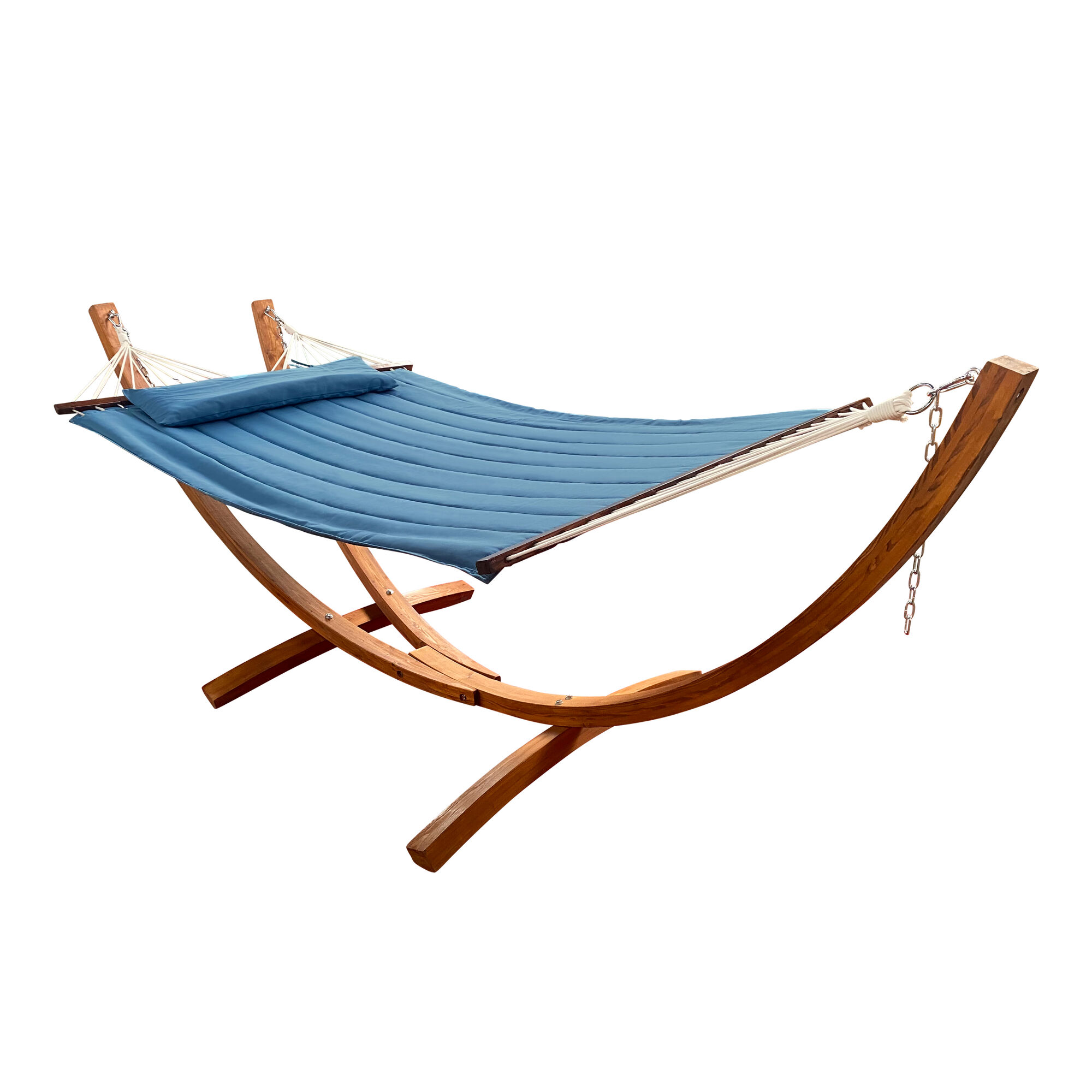 AXI Hawaii Hängmatta set - Hängmatta med träram - Blå