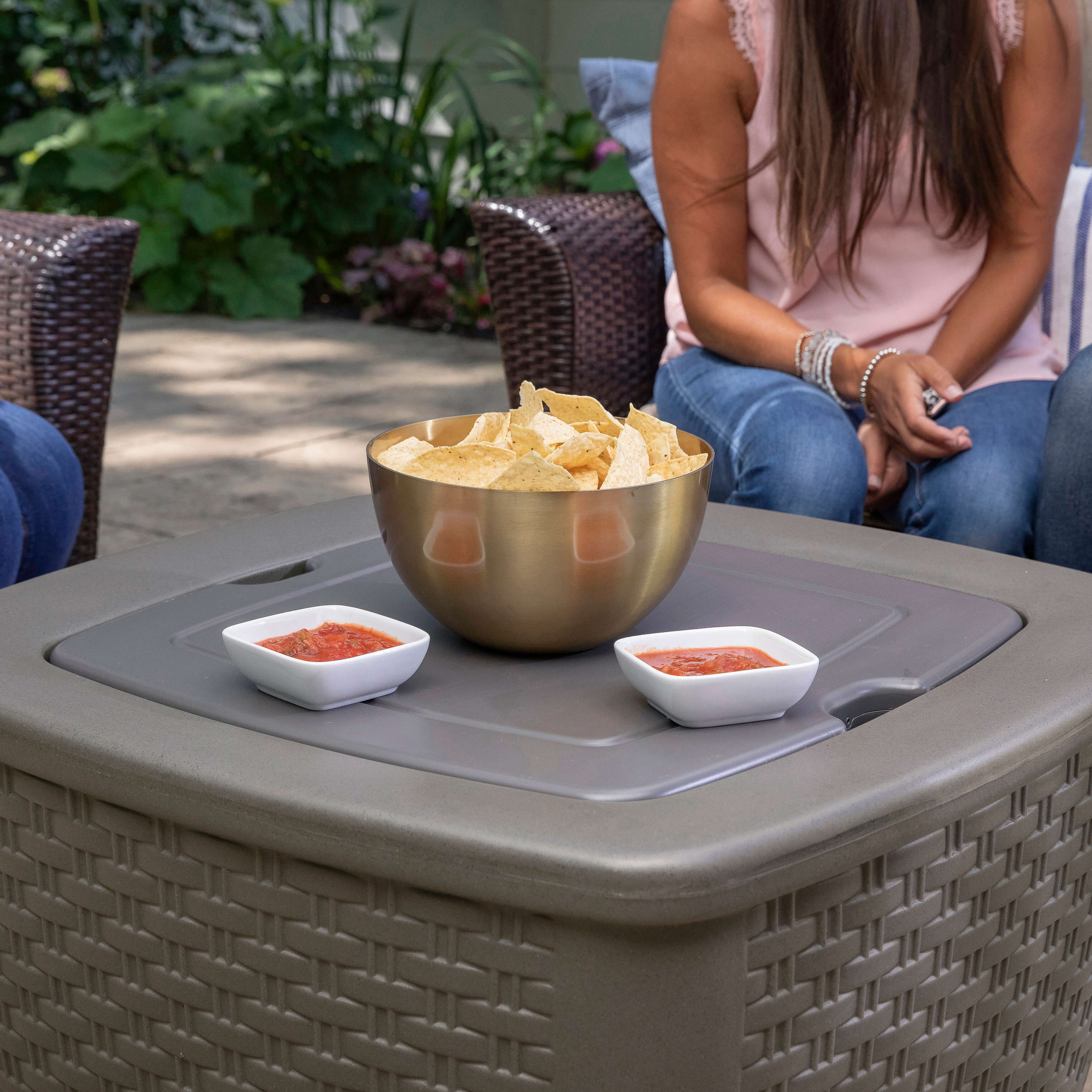 Step2 Just Chilling Patio Table & Ice Bin-0733538518395 Step2 Just Chilling Patio Table & Ice Bin