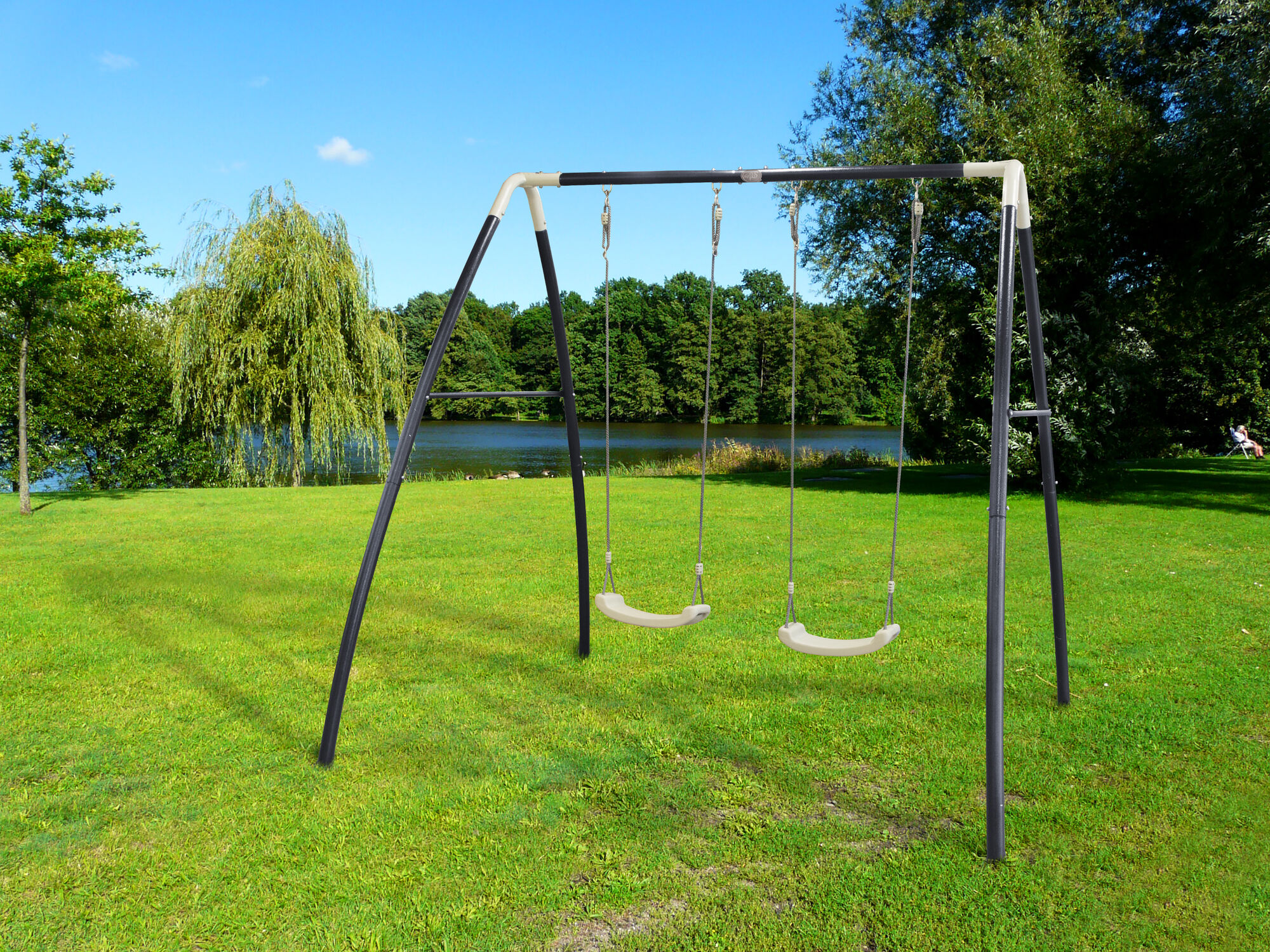 AXI Dubbele Metalen Schommel