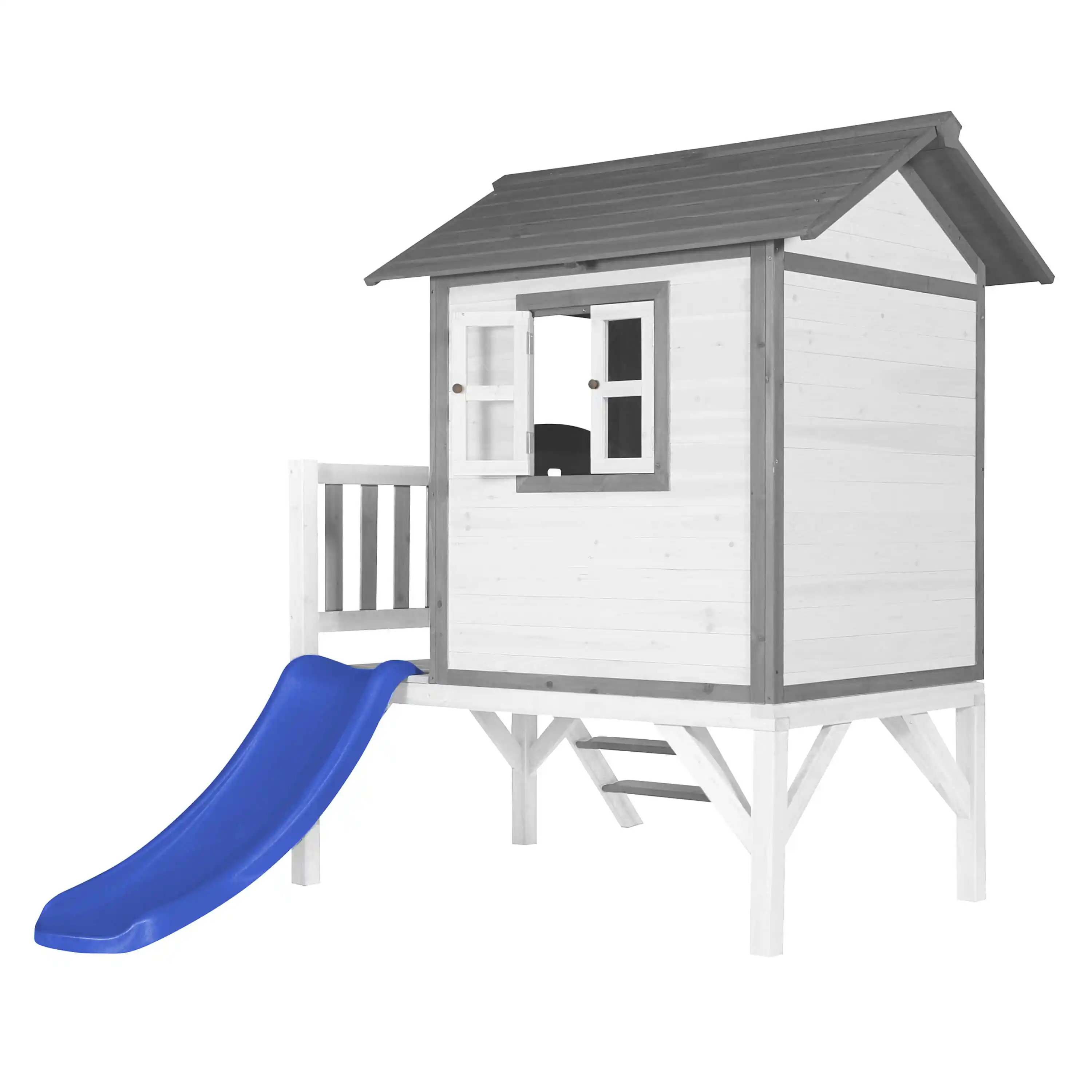 AXI Lodge XL Speelhuis Klassiek - Blauwe Glijbaan