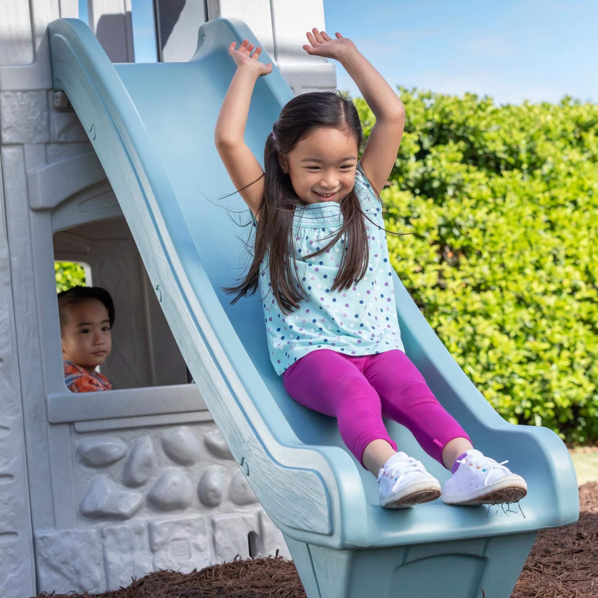 Step2 Enchanting Adventures 2-Story Playhouse & Slide-0733538413393 Step2 Enchanting Adventures 2-Story Playhouse & Slide