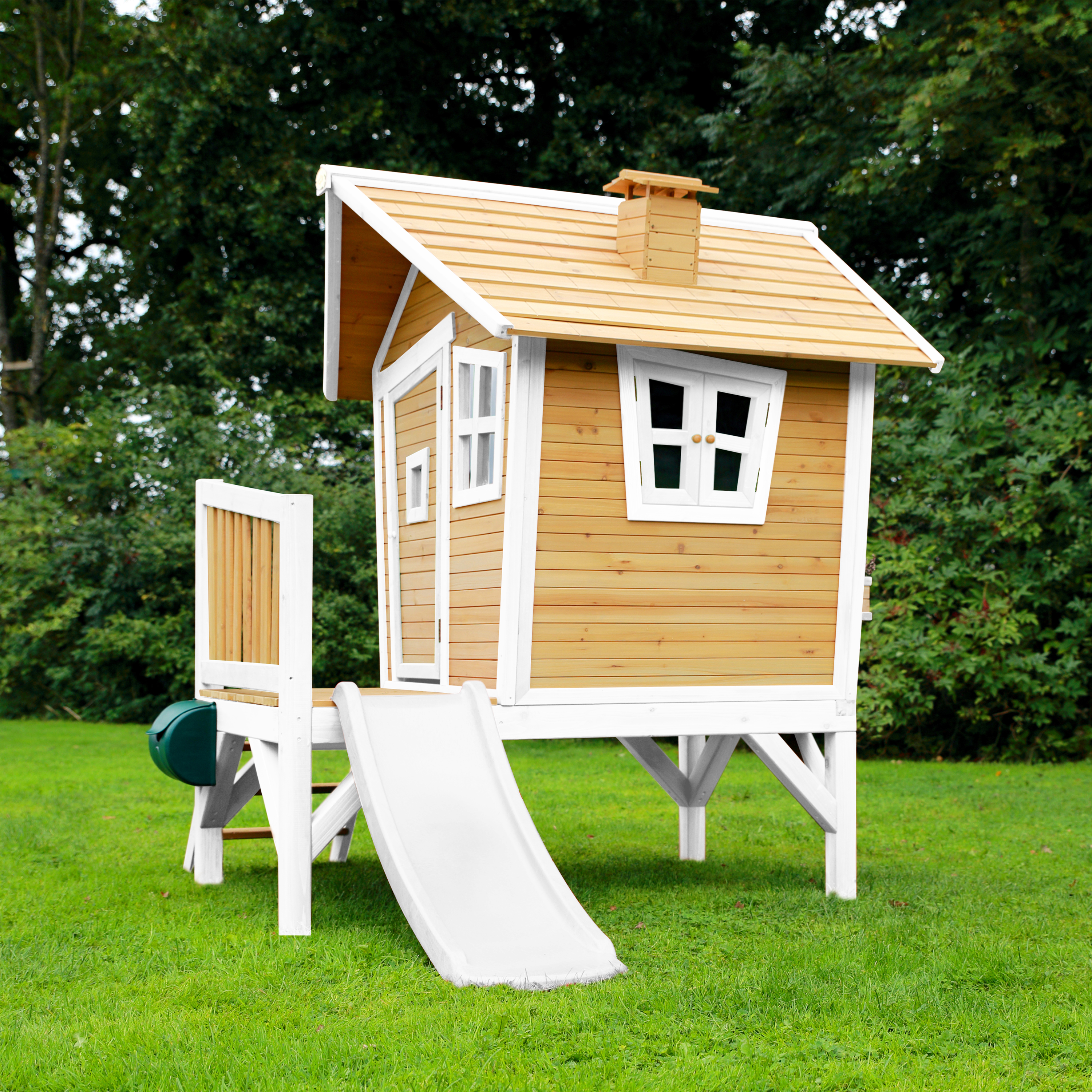 AXI Robin Playhouse Brown/White - White Slide