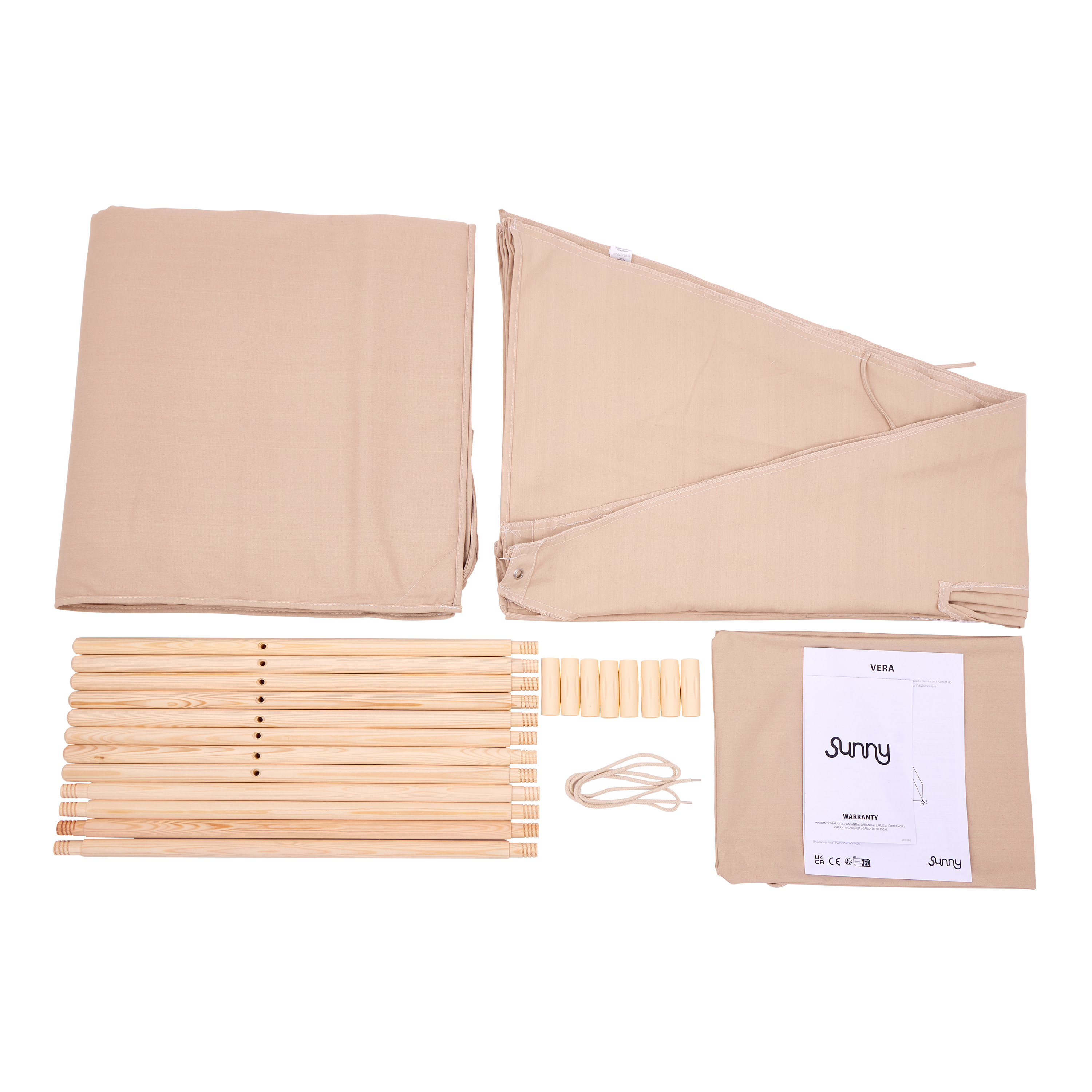 Sunny Vera Teepee Tent – Sandy Beige