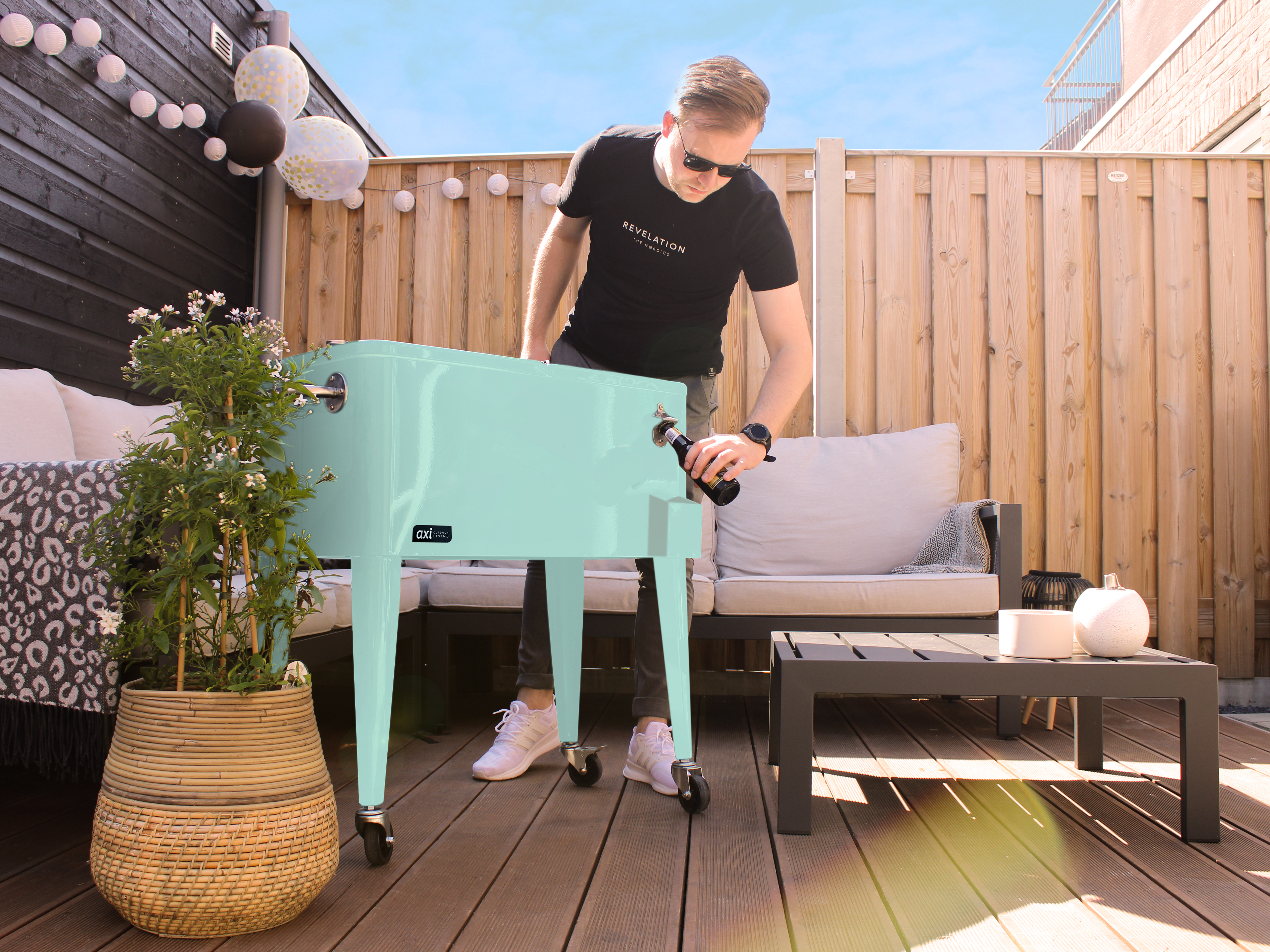 AXI Retro Cooler Mint-8717973934257 AXI Retro Cooler Mint