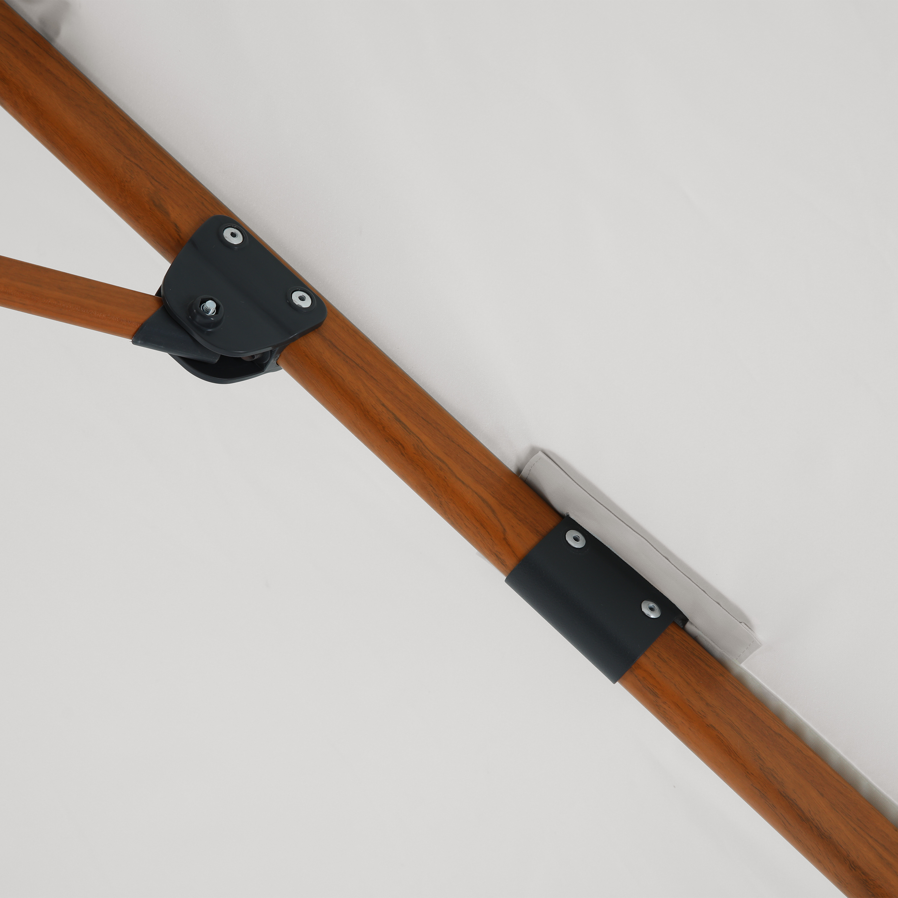 AXI Nima Cantilever Parasol 300x300 cm - Wood-look/Beige-8720365063305 AXI Nima Cantilever Parasol 300x300 cm - Wood-look/Beige