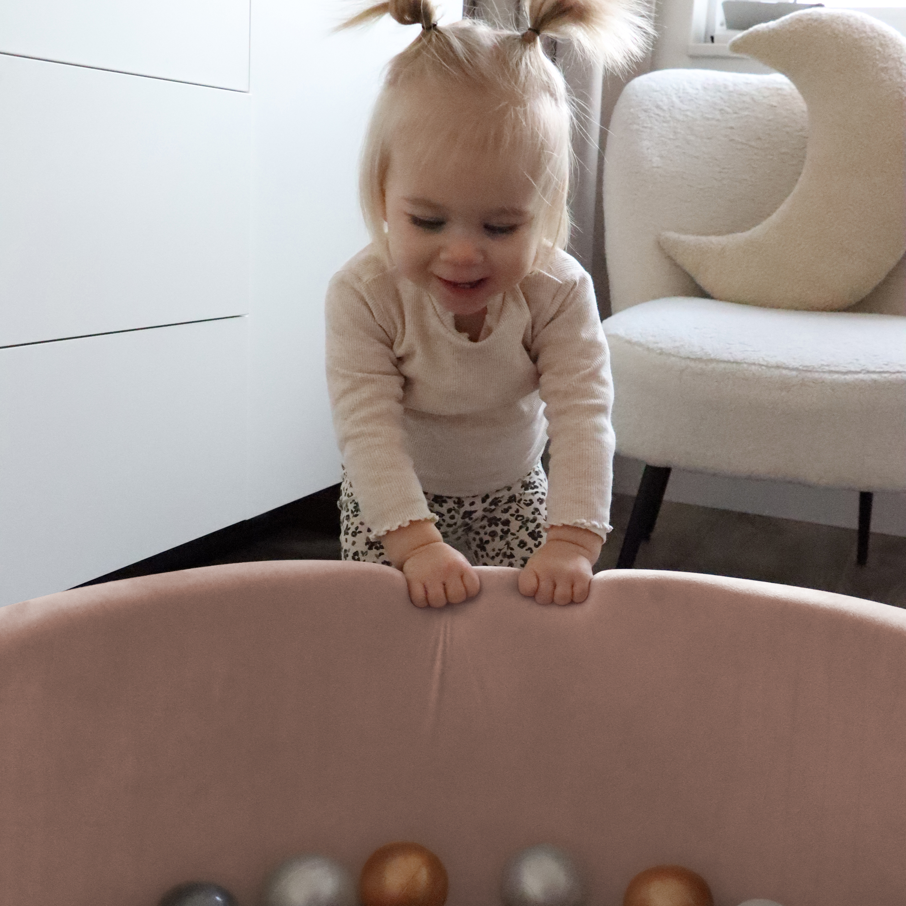 Sunny Boaz Ball Pit incl. 300 balls - Beige