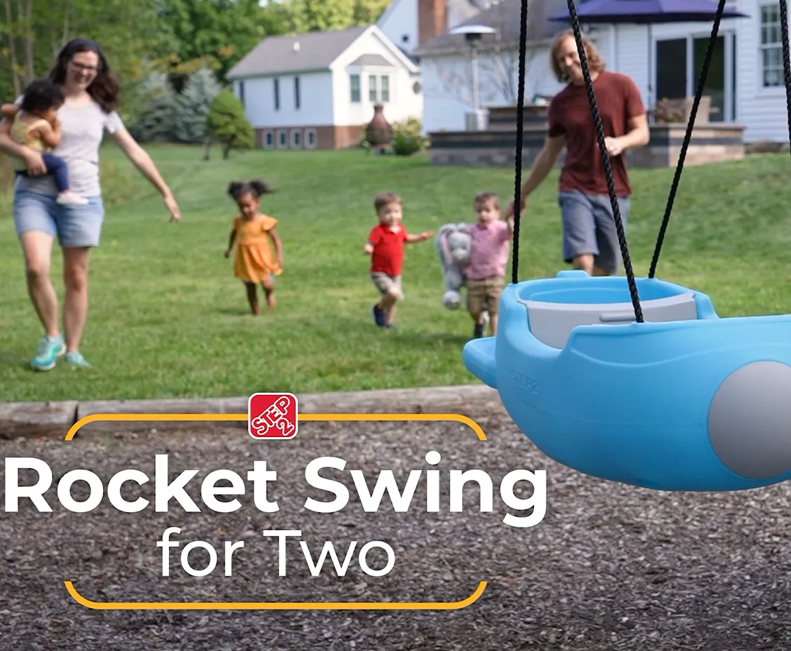 Step2 Rocket Swing for Two Blå Step2 Rocket Swing for Two Blå
