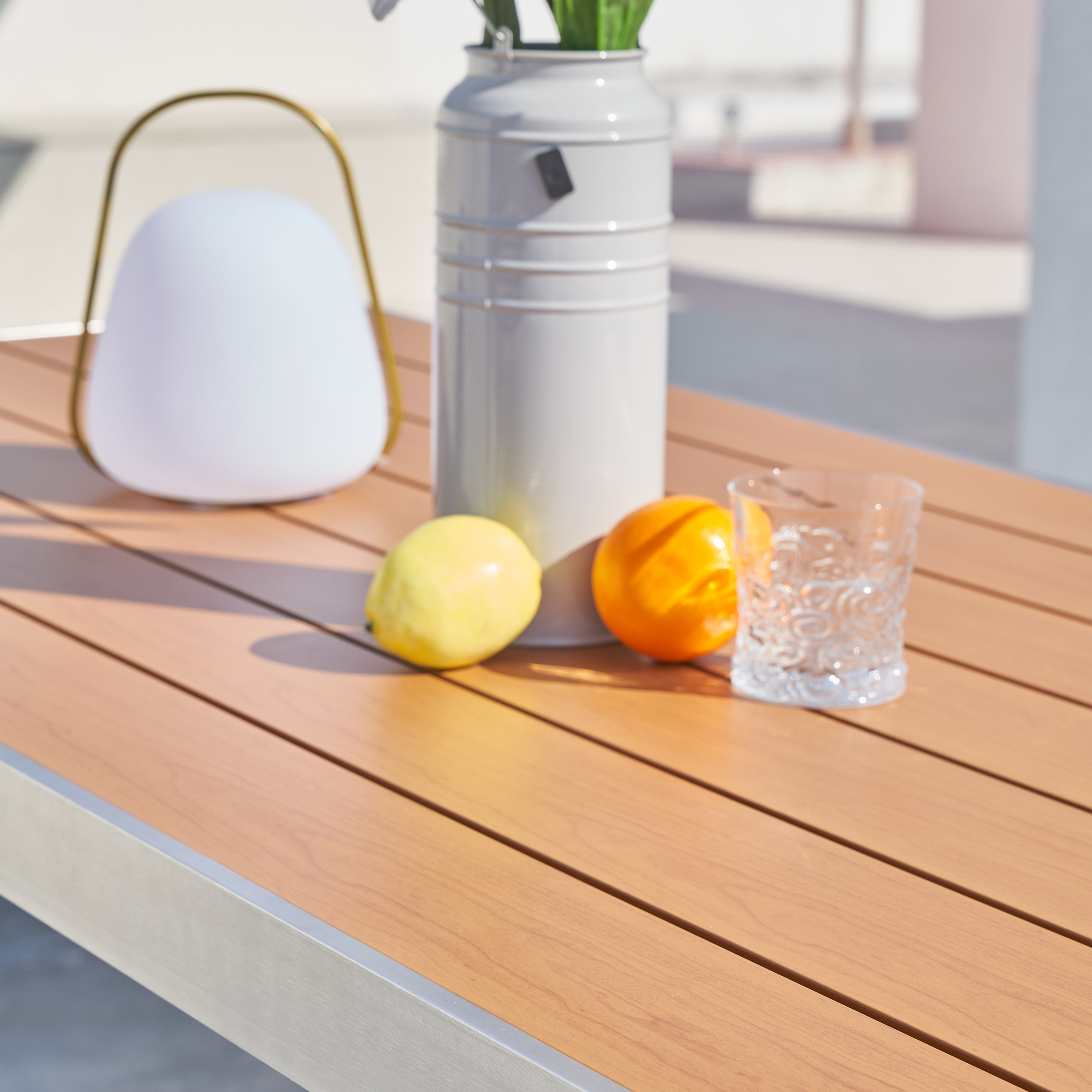 AXI James Barset met 4 barkrukken Aluminium/hout-look-8720365061257 AXI James Barset met 4 barkrukken Aluminium/hout-look