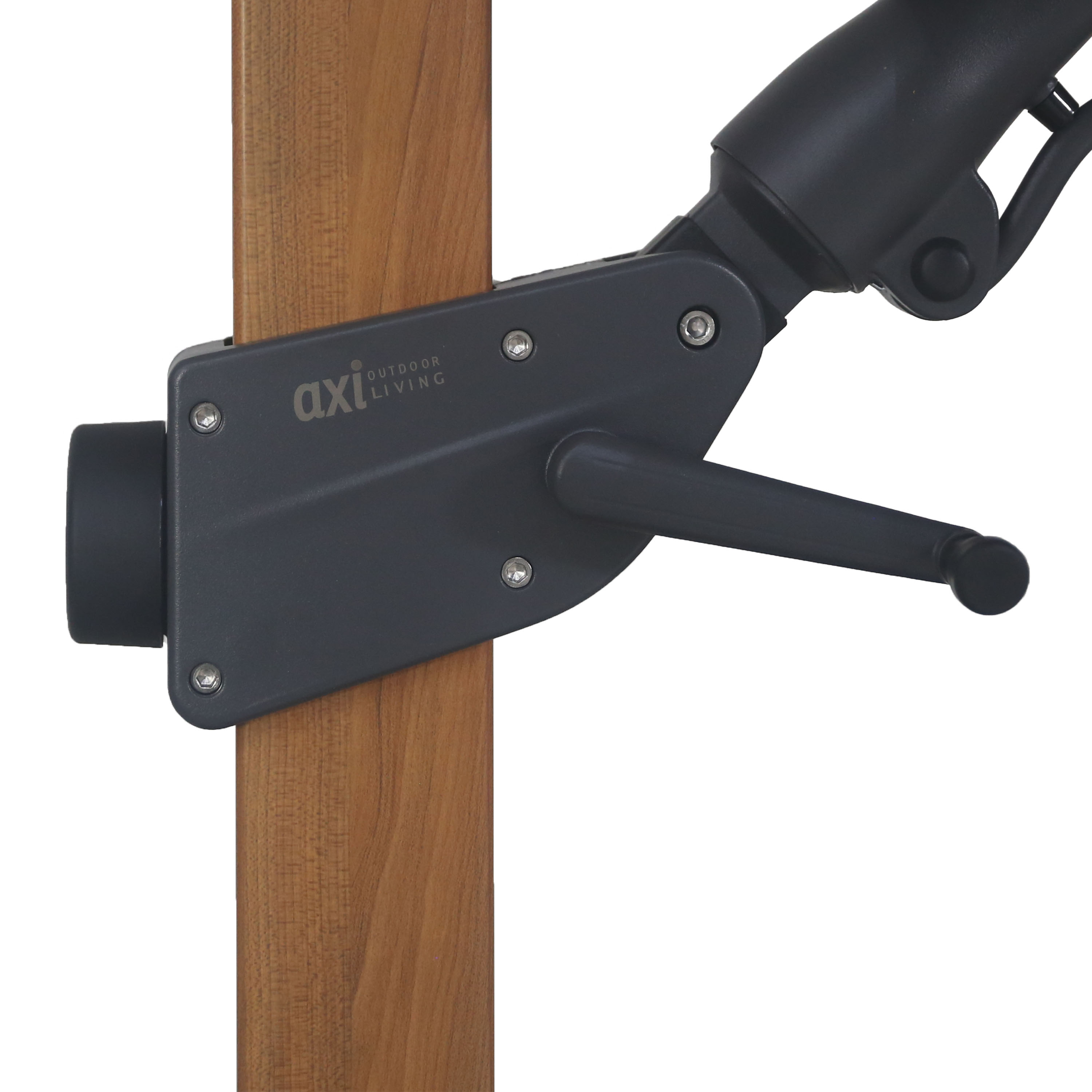 AXI Alina Cantilever Parasol 300x300cm Wood-look/Beige