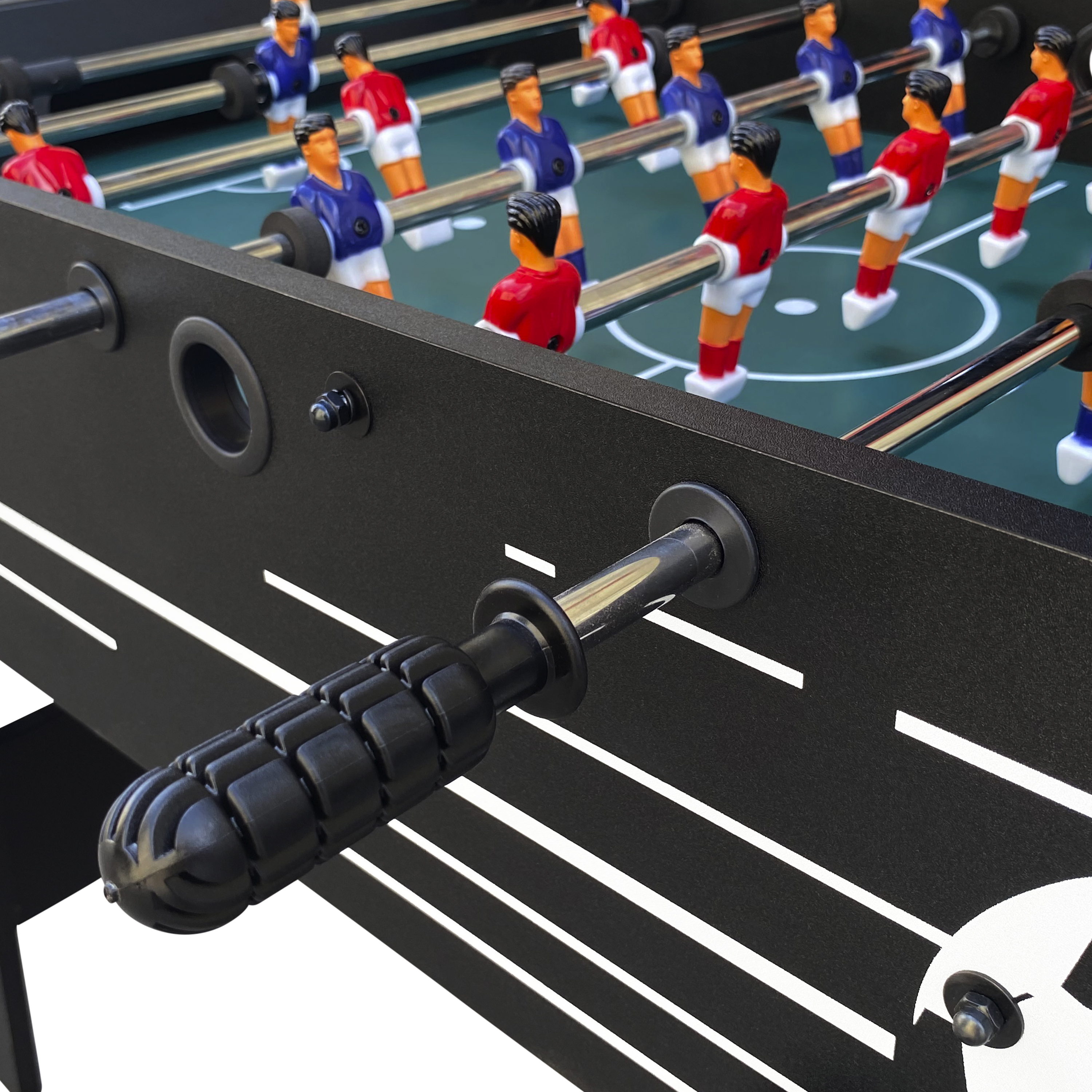 Cougar Scorpion Kick TS Folding Football Table - Black-8717973936046 Cougar Scorpion Kick TS Folding Football Table - Black