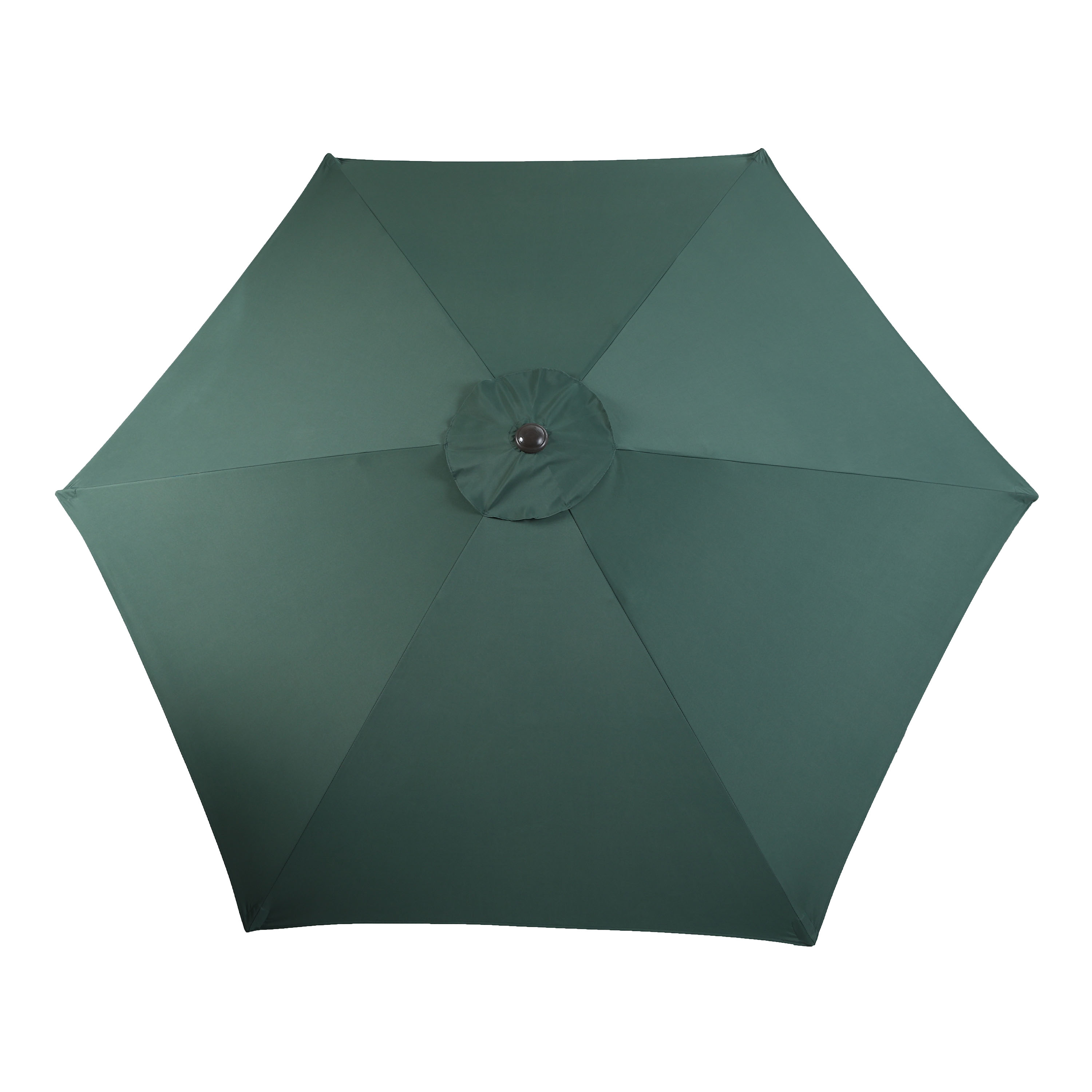 AXI Noor Centre Pole Parasol Ø 300cm Oak-look/Green