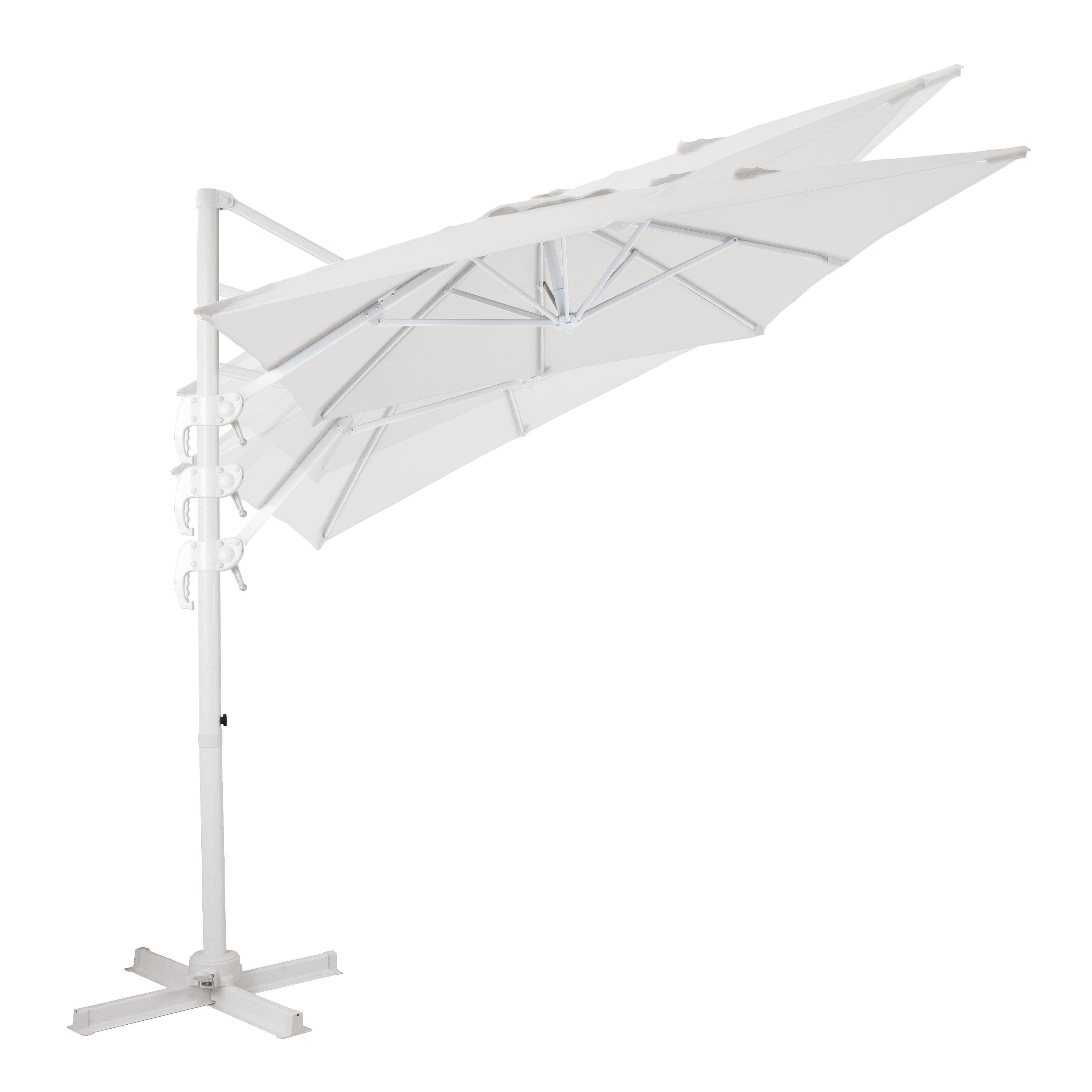 AXI Coco Floating Parasol 200x300 White/Beige 