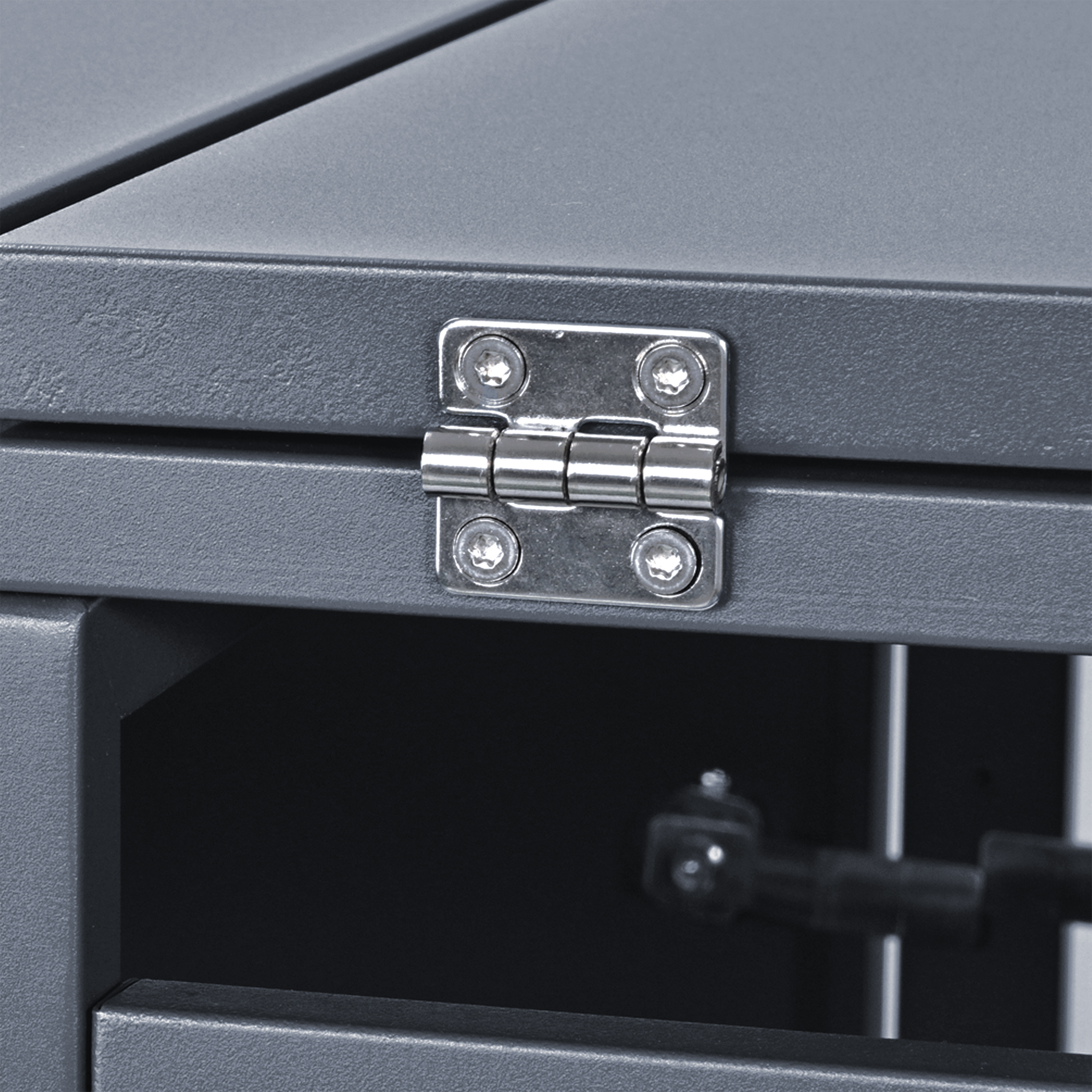 AXI Luke Metal Garbage Bin Shed - 4 Garbage Bins-8720365067921 AXI Luke Metal Garbage Bin Shed - 4 Garbage Bins